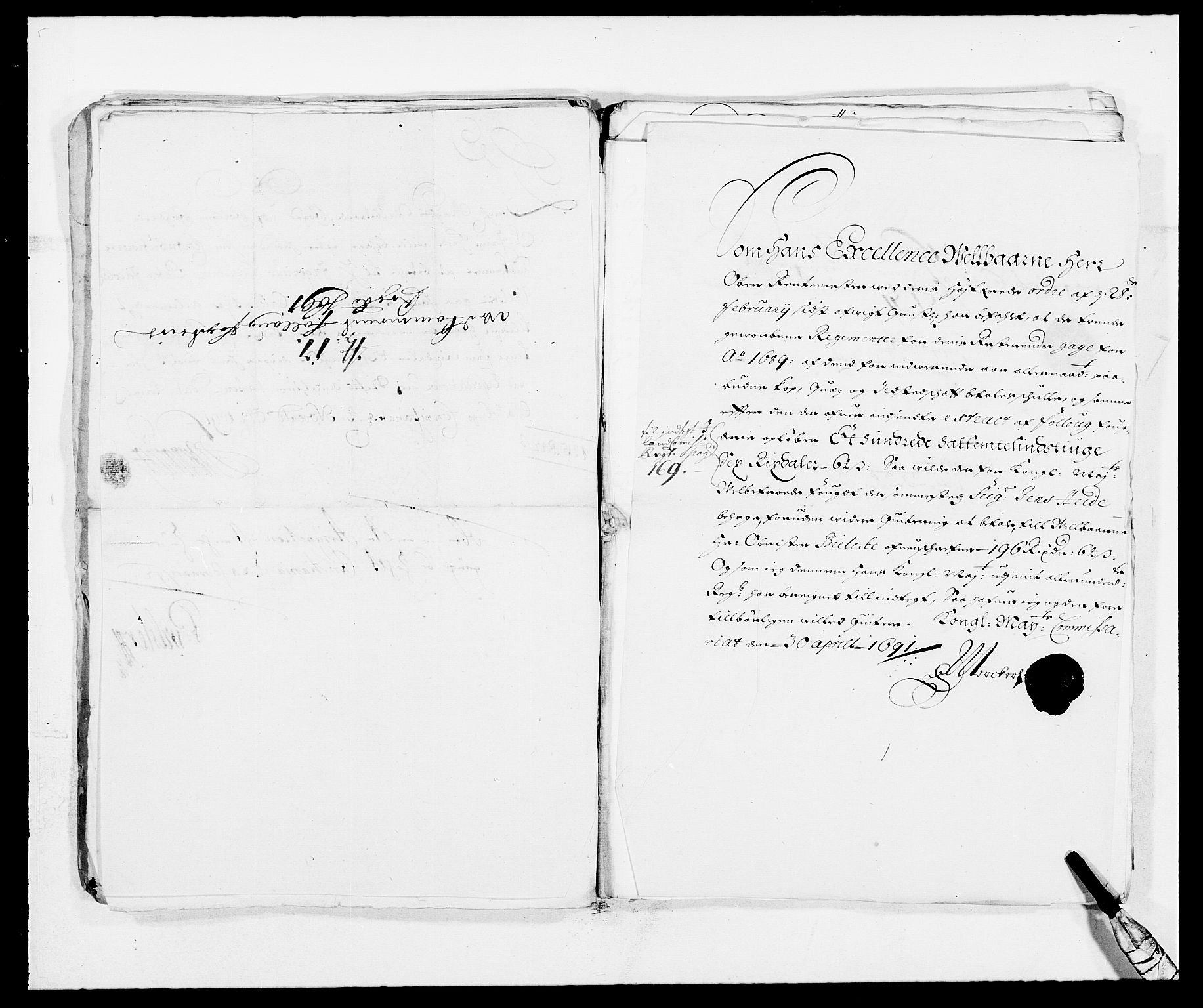 Rentekammeret inntil 1814, Reviderte regnskaper, Fogderegnskap, AV/RA-EA-4092/R09/L0436: Fogderegnskap Follo, 1685-1691, p. 209