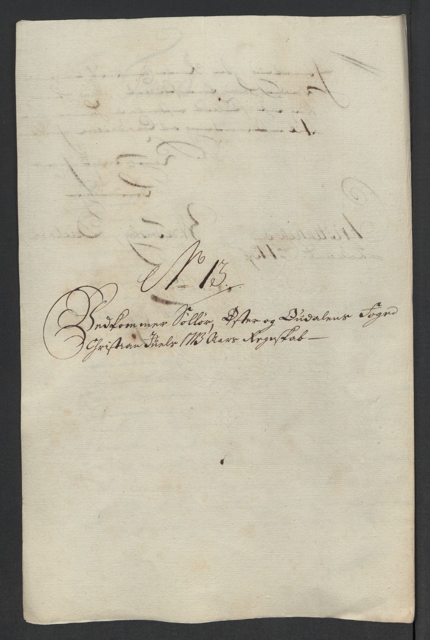 Rentekammeret inntil 1814, Reviderte regnskaper, Fogderegnskap, RA/EA-4092/R13/L0850: Fogderegnskap Solør, Odal og Østerdal, 1713, p. 269