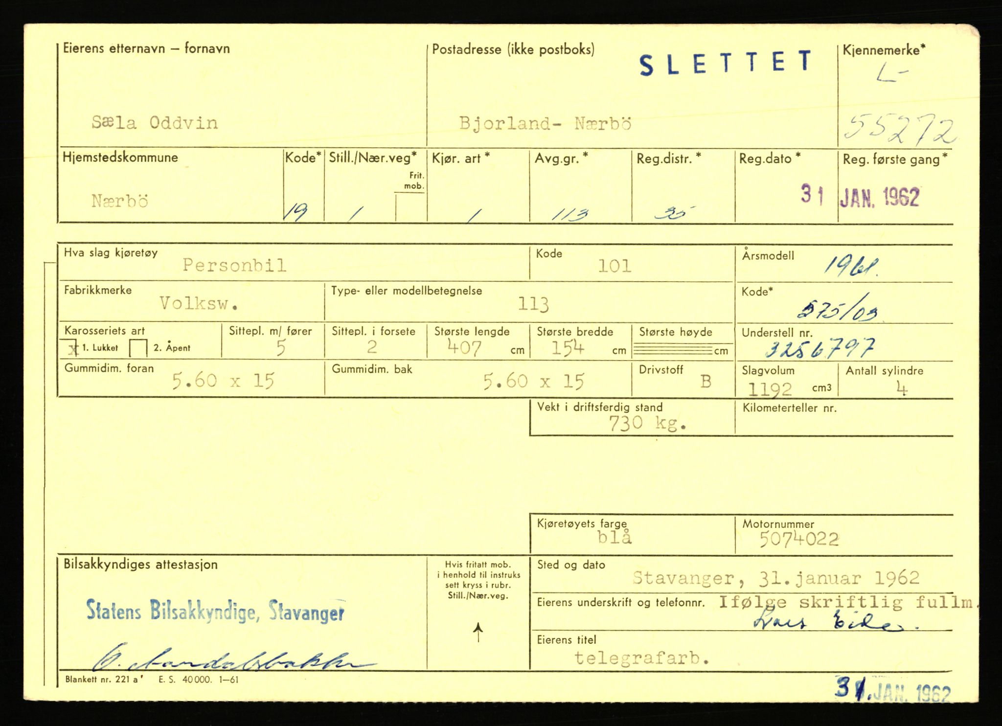 Stavanger trafikkstasjon, AV/SAST-A-101942/0/F/L0054: L-54200 - L-55699, 1930-1971, p. 2177