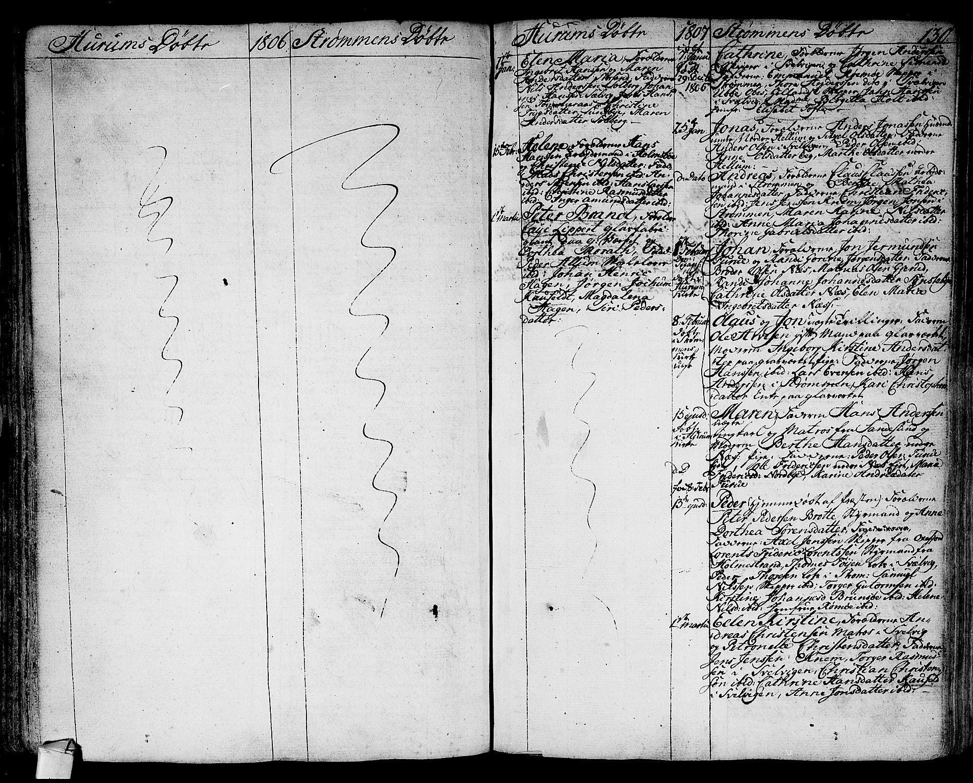 Hurum kirkebøker, SAKO/A-229/F/Fa/L0007: Parish register (official) no. 7, 1771-1810, p. 130