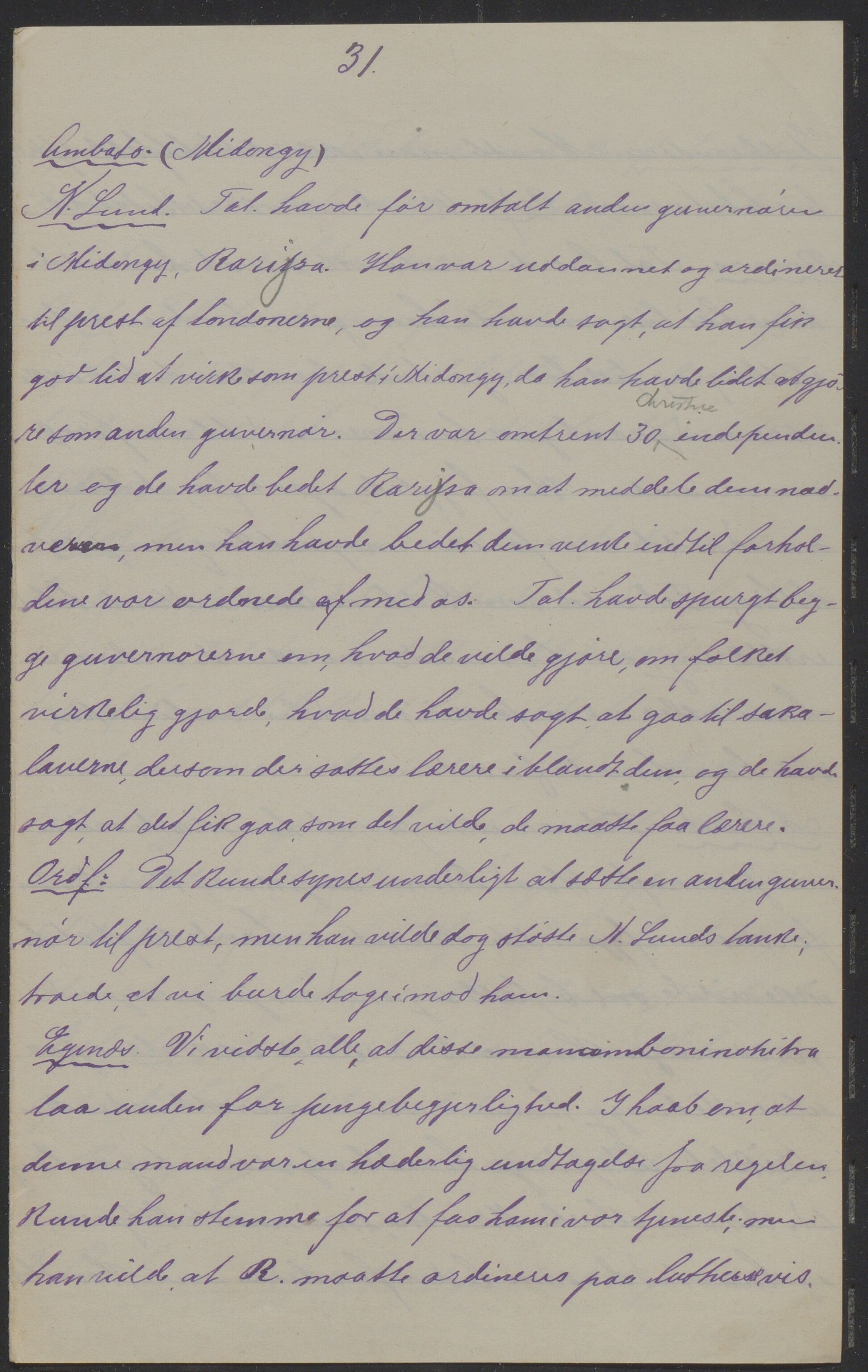 Det Norske Misjonsselskap - hovedadministrasjonen, VID/MA-A-1045/D/Da/Daa/L0039/0007: Konferansereferat og årsberetninger / Konferansereferat fra Madagaskar Innland., 1893