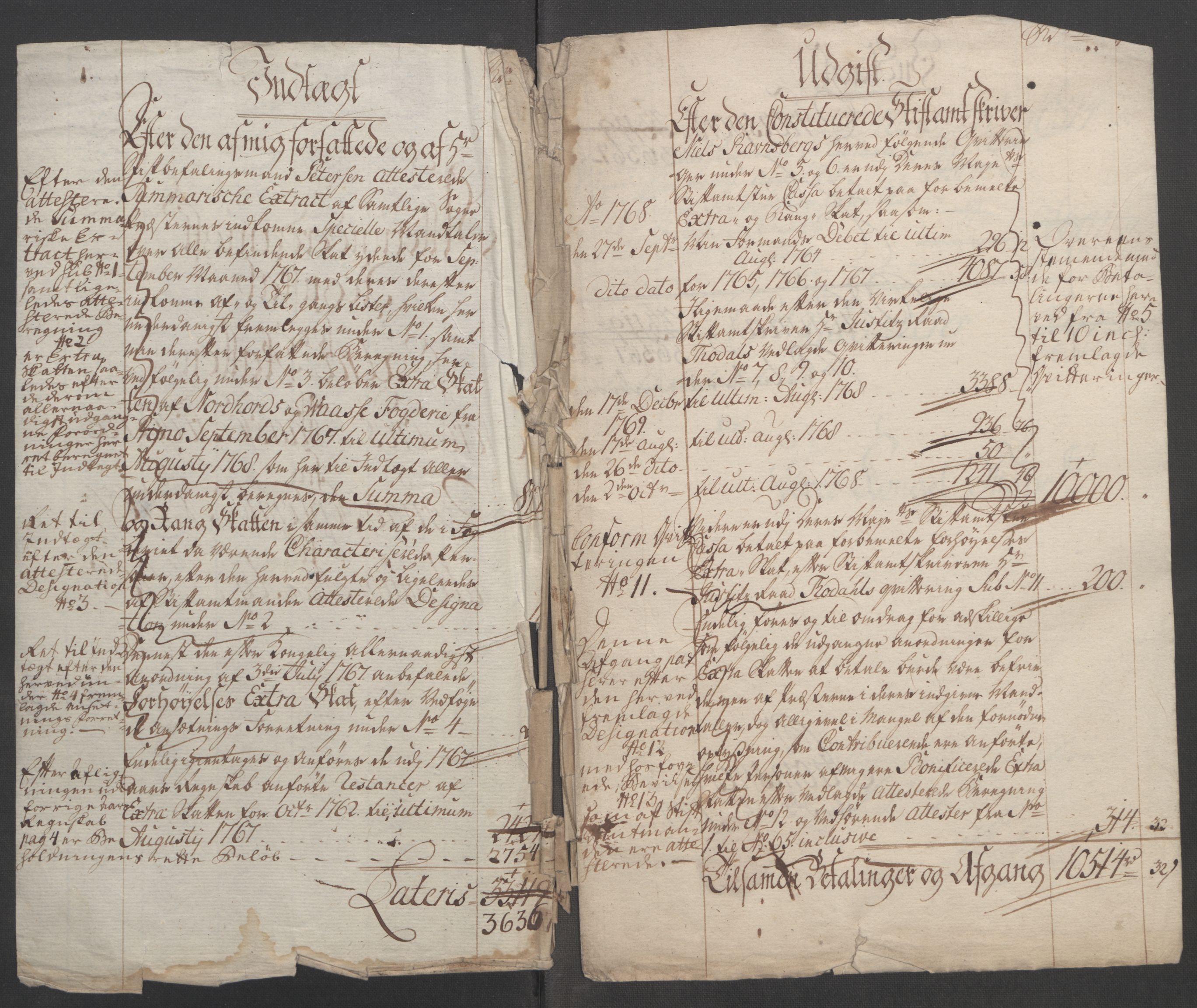 Rentekammeret inntil 1814, Reviderte regnskaper, Fogderegnskap, RA/EA-4092/R51/L3303: Ekstraskatten Nordhordland og Voss, 1762-1772, p. 167