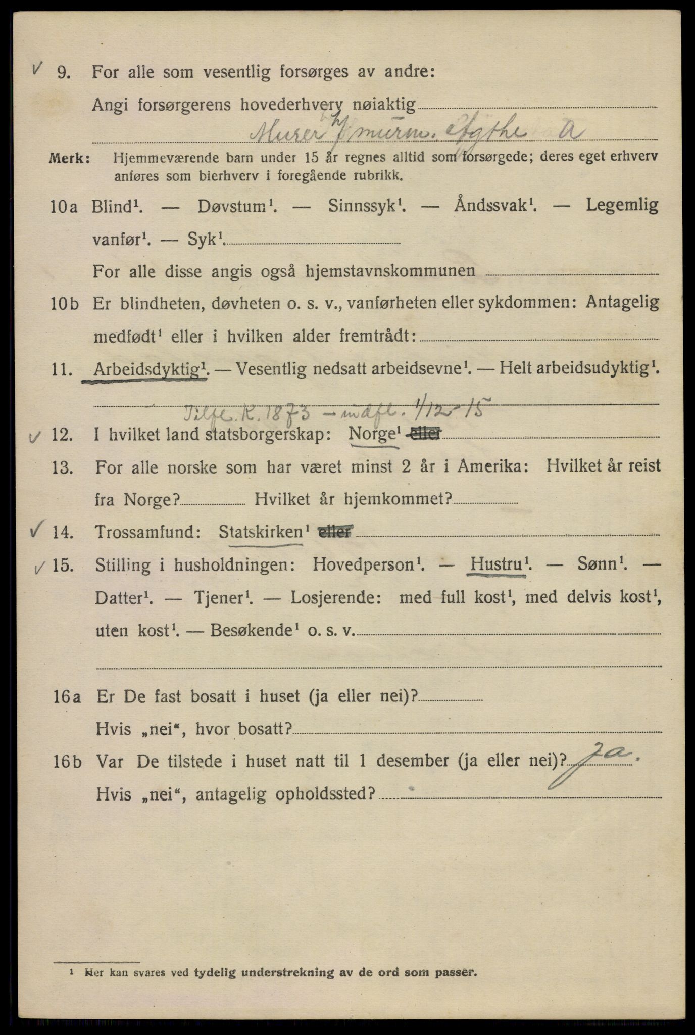 SAO, 1920 census for Kristiania, 1920, p. 203870