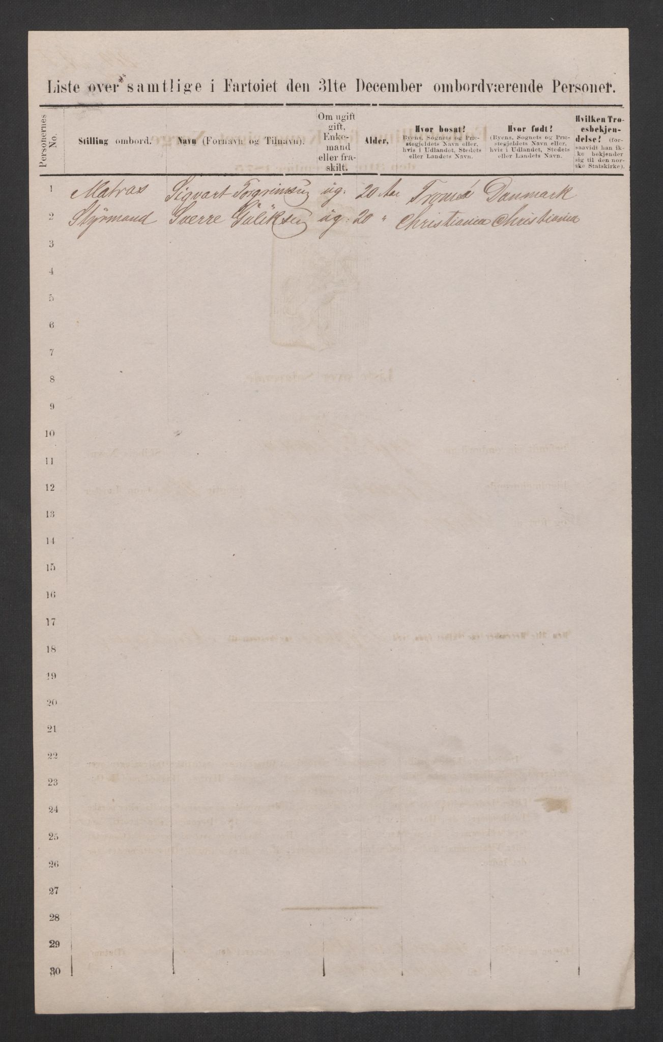 RA, 1875 census, lists of crew on ships: Ships in domestic ports, 1875, p. 1238