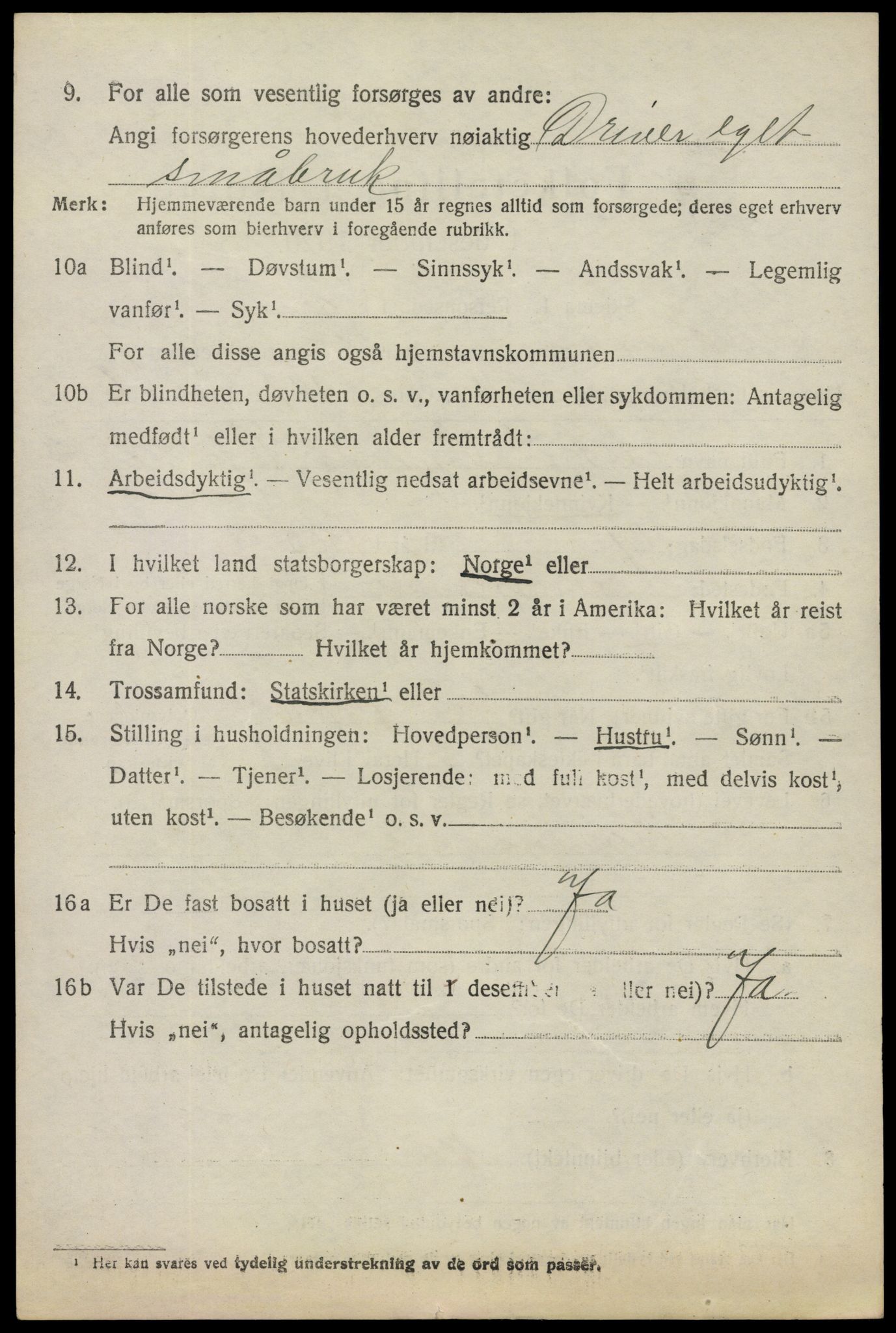 SAO, 1920 census for Trøgstad, 1920, p. 8129