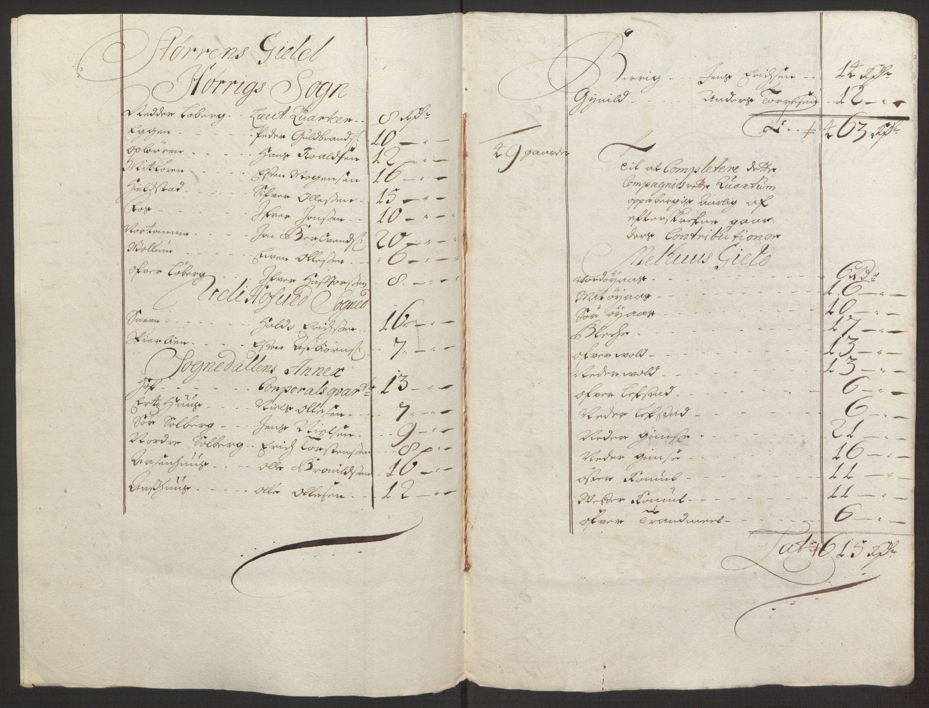 Rentekammeret inntil 1814, Reviderte regnskaper, Fogderegnskap, AV/RA-EA-4092/R59/L3943: Fogderegnskap Gauldal, 1693, p. 162