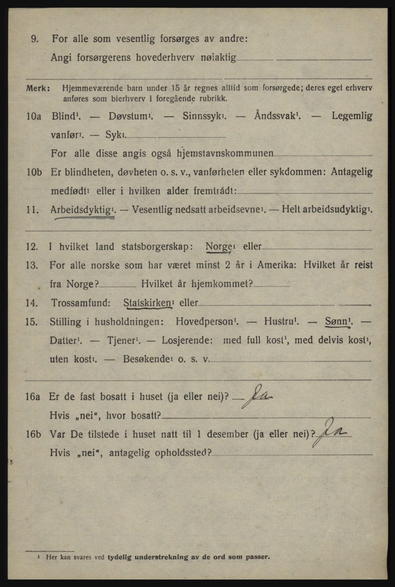 SAO, 1920 census for Skjeberg, 1920, p. 4354