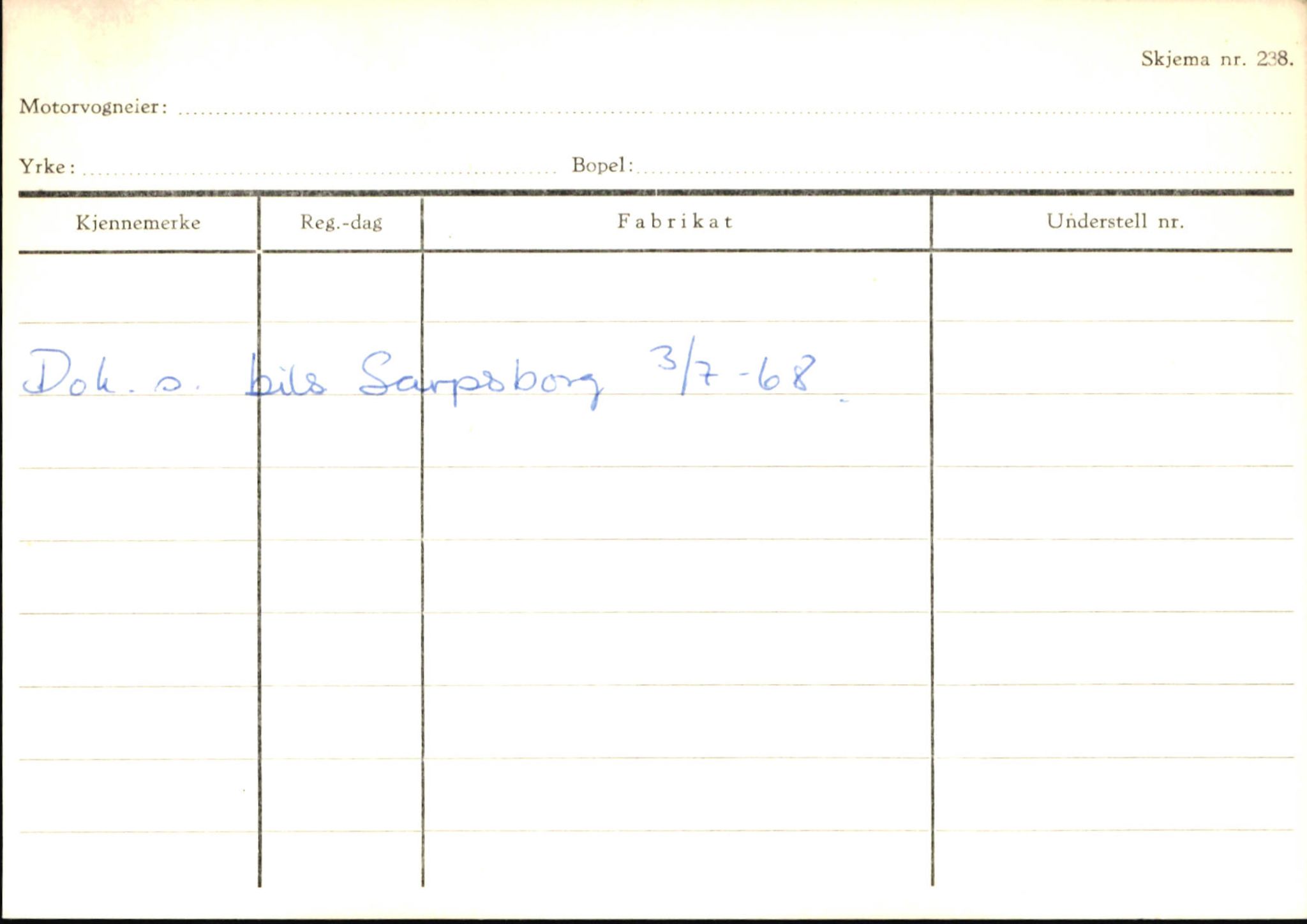 Statens vegvesen, Sogn og Fjordane vegkontor, AV/SAB-A-5301/4/F/L0146: Registerkort Årdal R-Å samt diverse kort, 1945-1975, p. 693