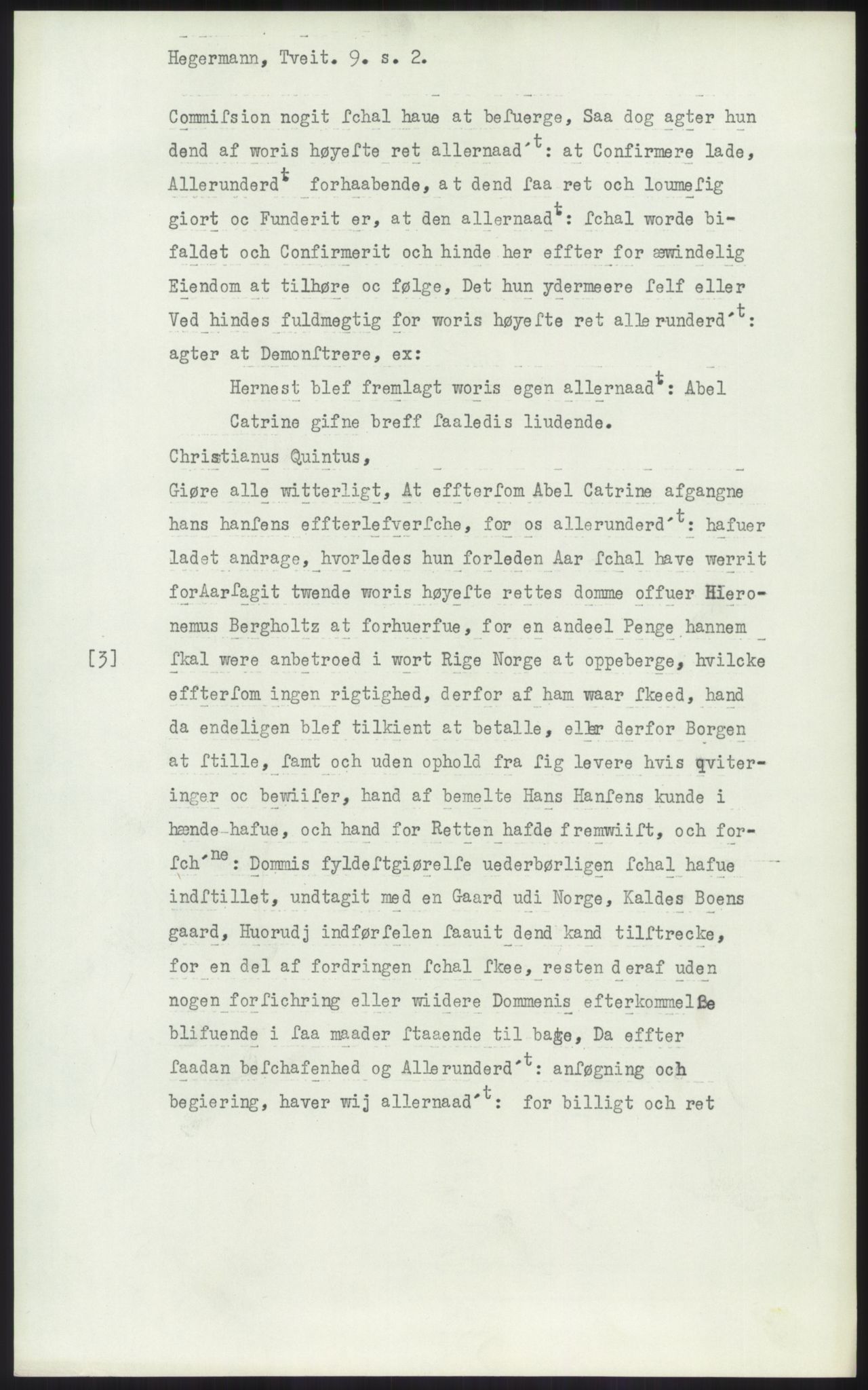 Samlinger til kildeutgivelse, Diplomavskriftsamlingen, AV/RA-EA-4053/H/Ha, p. 1442