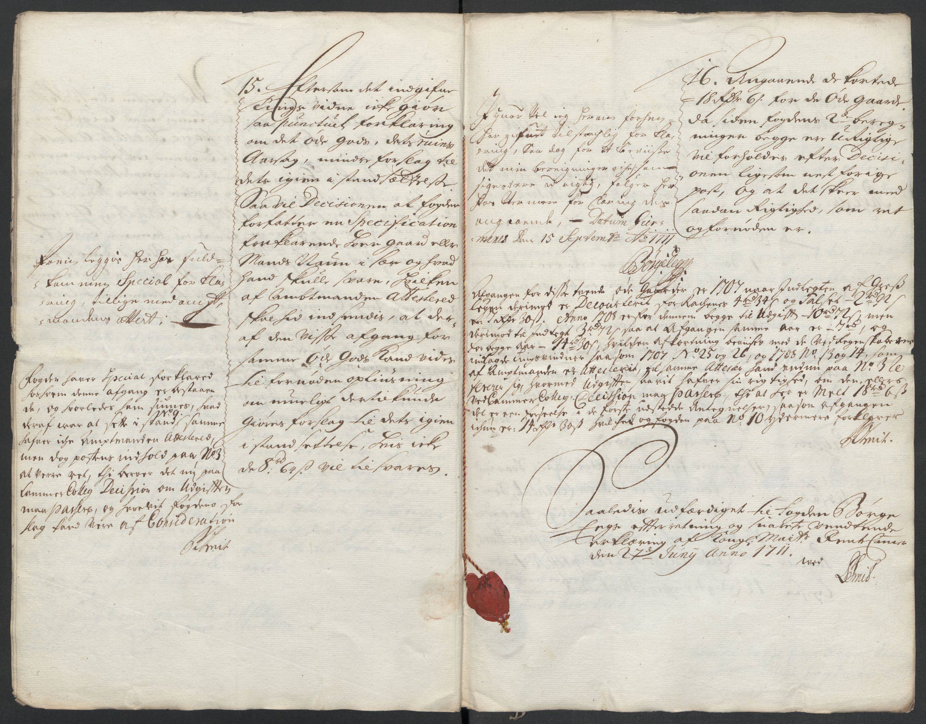 Rentekammeret inntil 1814, Reviderte regnskaper, Fogderegnskap, AV/RA-EA-4092/R55/L3658: Fogderegnskap Romsdal, 1707-1708, p. 375