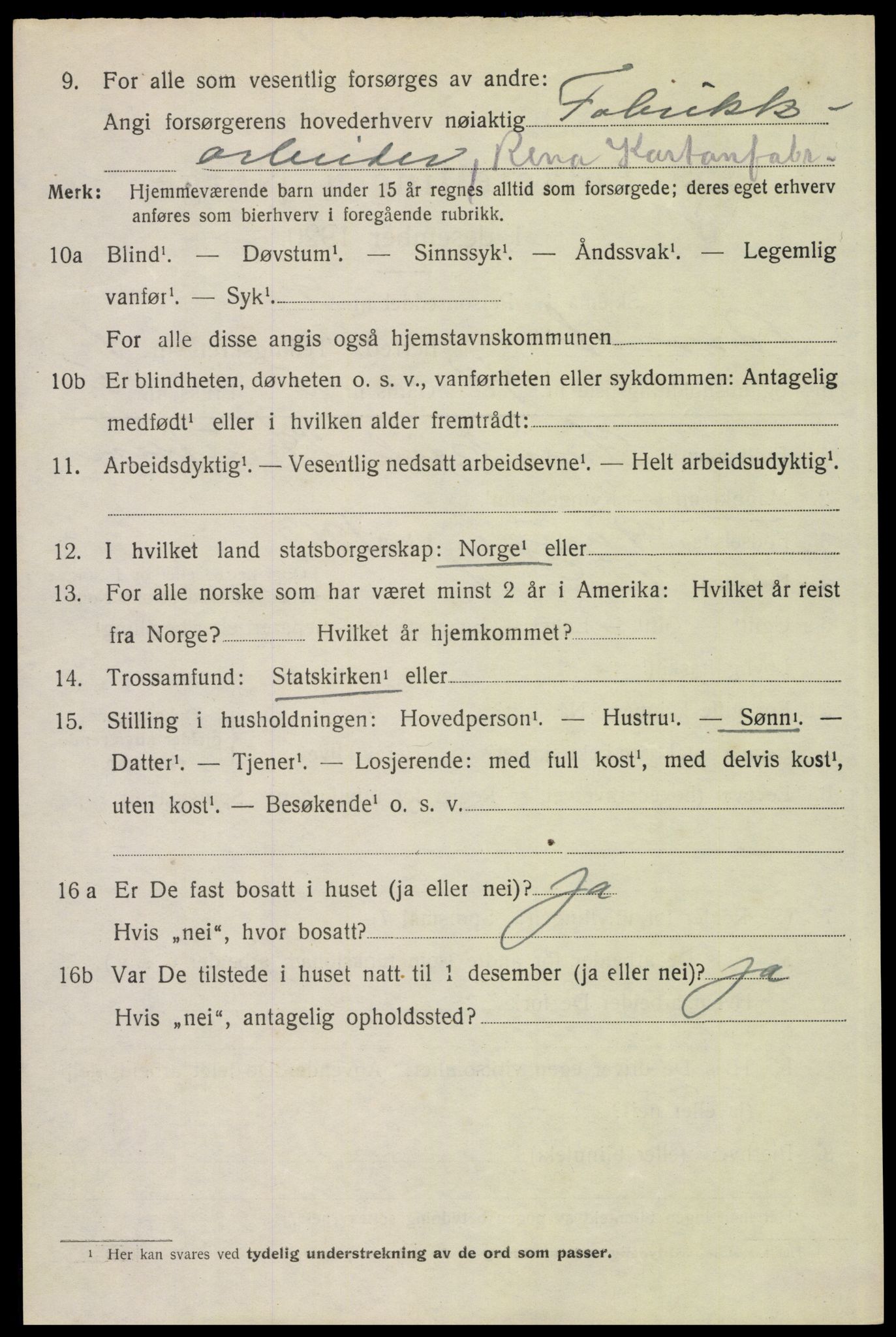 SAH, 1920 census for Åmot, 1920, p. 2042