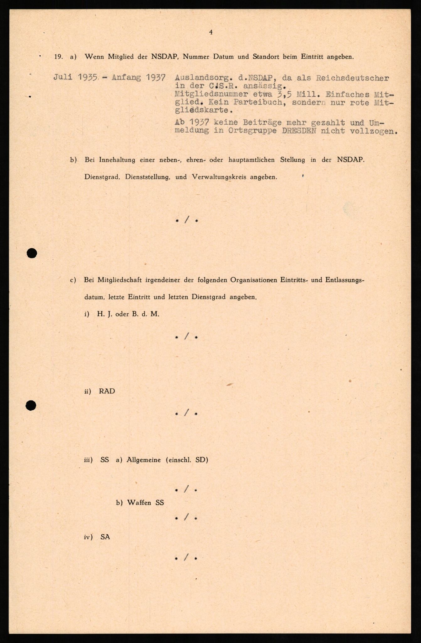 Forsvaret, Forsvarets overkommando II, AV/RA-RAFA-3915/D/Db/L0019: CI Questionaires. Tyske okkupasjonsstyrker i Norge. Tyskere., 1945-1946, p. 103