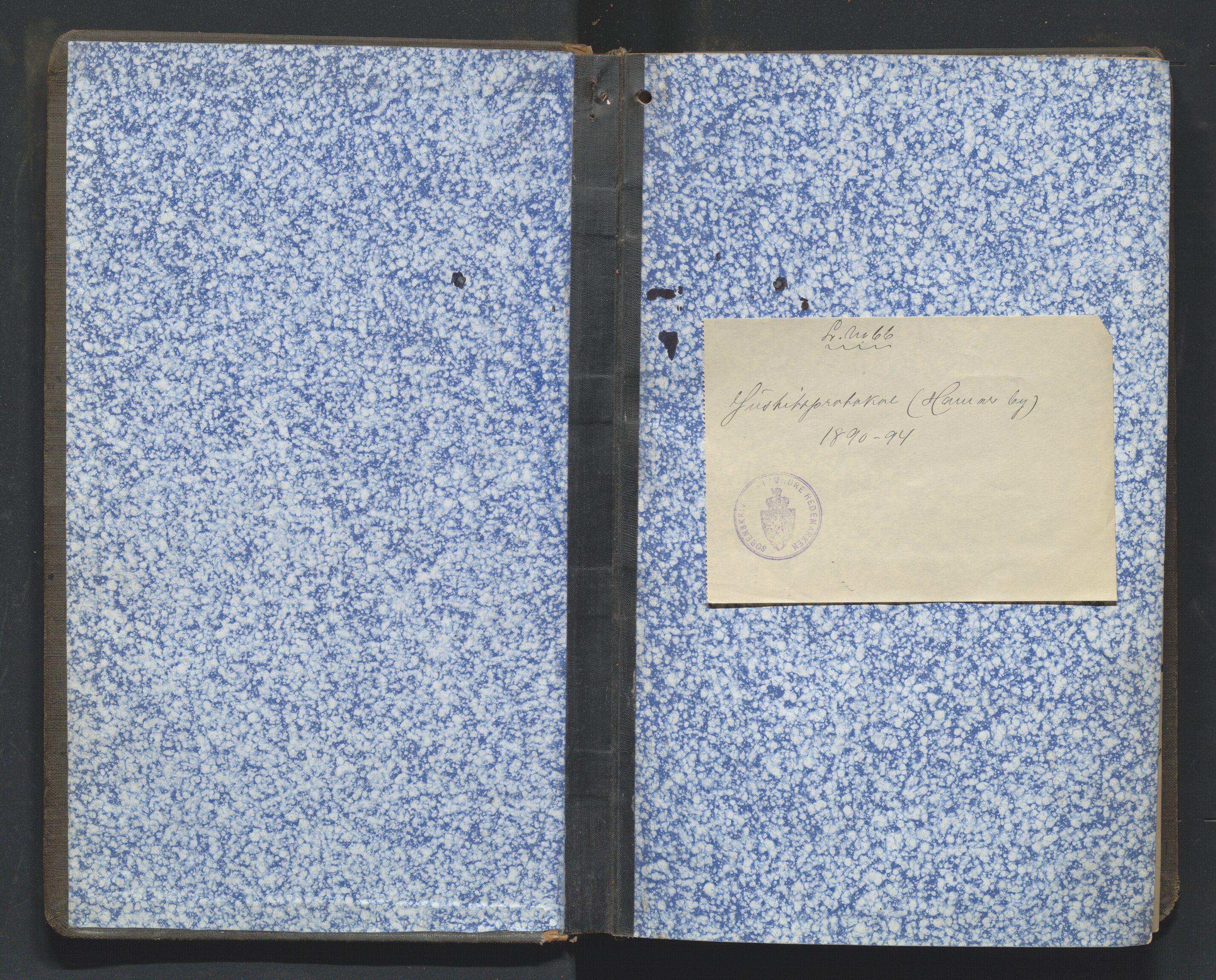 Hamar byfogd og byskriver, AV/SAH-TING-046/G/Gb/L0003: Bytingsprotokoll, 1890-1894