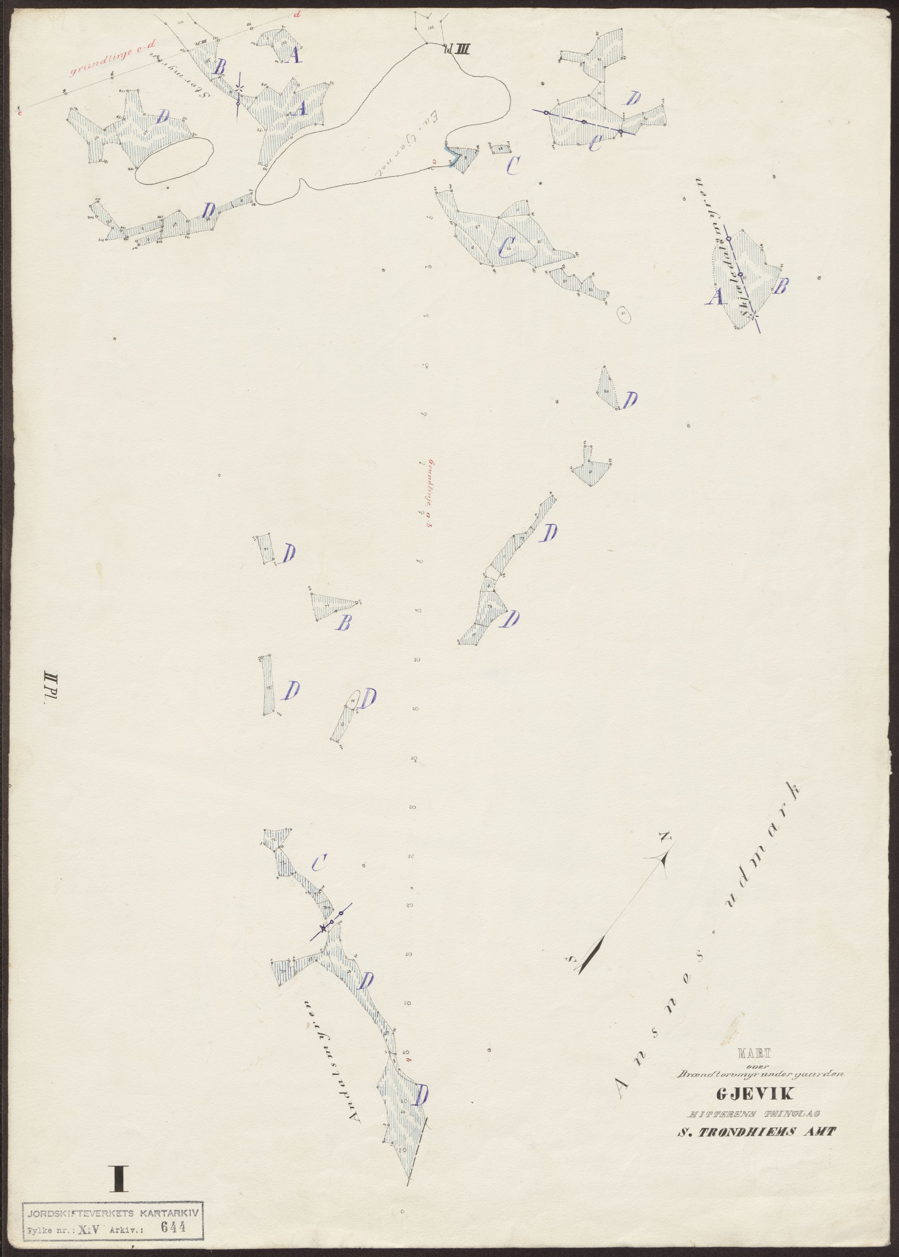 Jordskifteverkets kartarkiv, AV/RA-S-3929/T, 1859-1988, p. 913