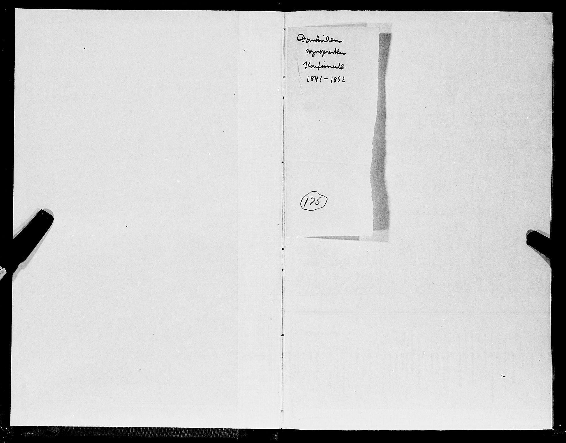 Domkirken sokneprestembete, SAB/A-74801/H/Haa/L0027: Parish register (official) no. C 2, 1841-1852