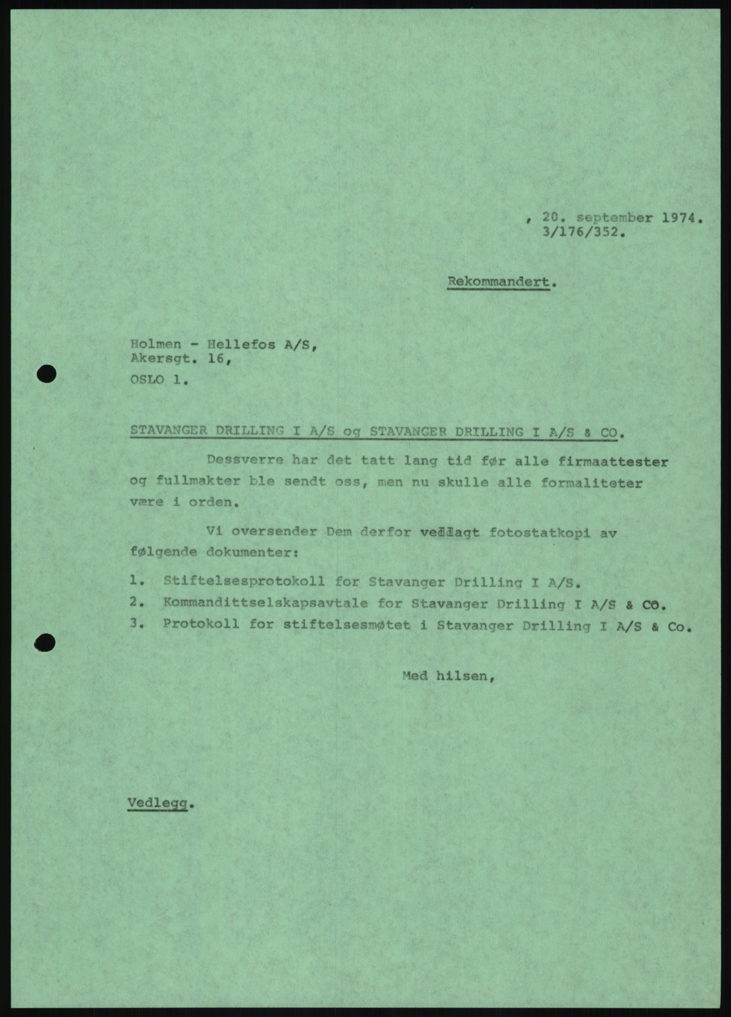 Pa 1503 - Stavanger Drilling AS, AV/SAST-A-101906/D/L0006: Korrespondanse og saksdokumenter, 1974-1984, p. 1040