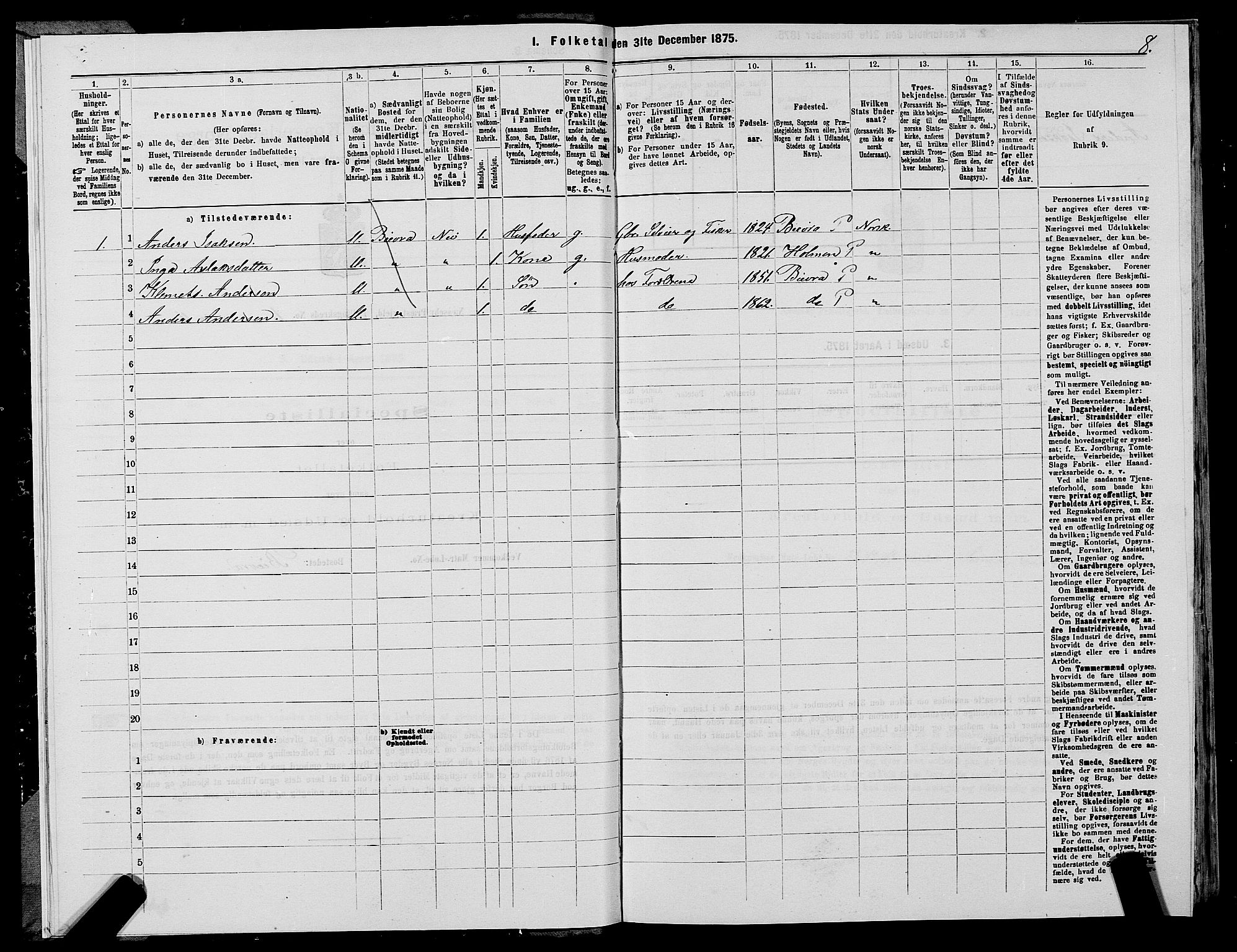 SATØ, 1875 census for 2027P Nesseby, 1875, p. 1008