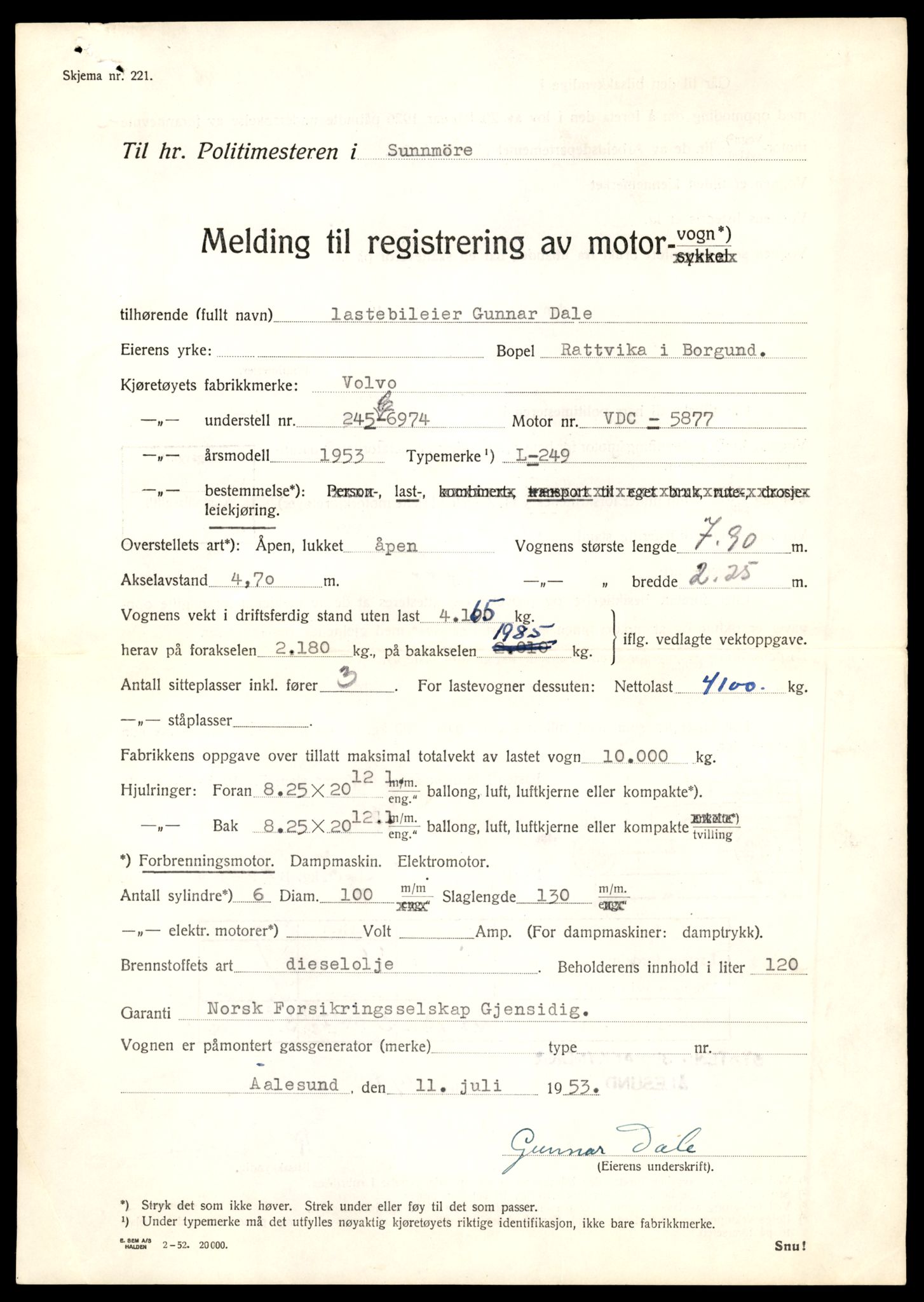 Møre og Romsdal vegkontor - Ålesund trafikkstasjon, AV/SAT-A-4099/F/Fe/L0032: Registreringskort for kjøretøy T 11997 - T 12149, 1927-1998, p. 2151
