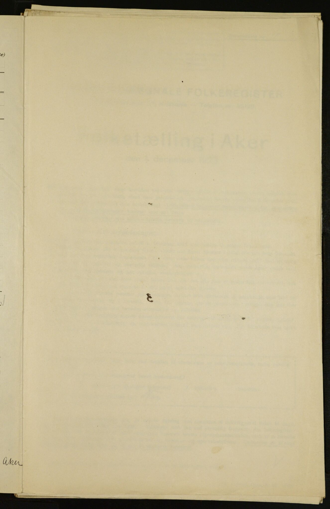 , Municipal Census 1923 for Aker, 1923, p. 7978