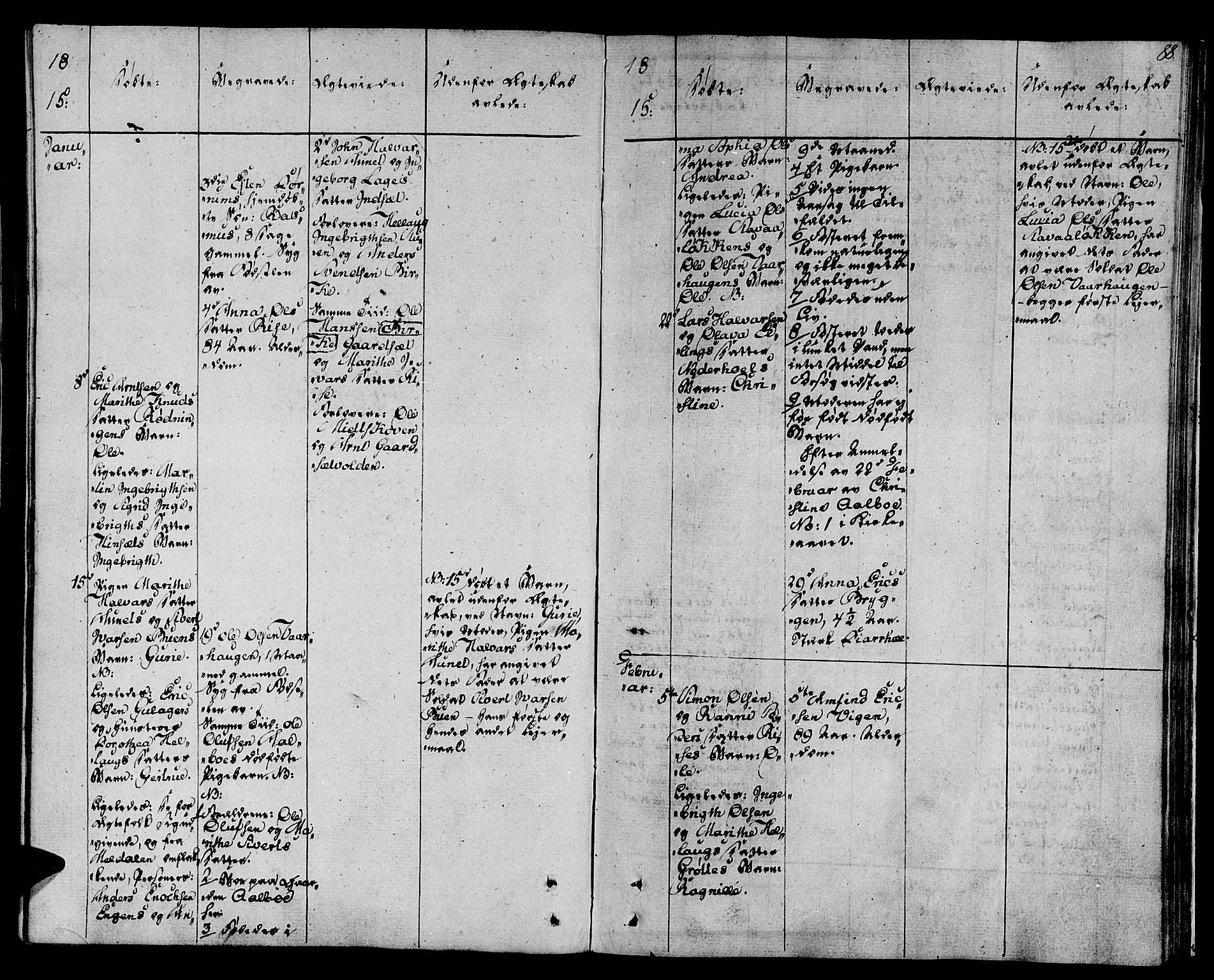 Ministerialprotokoller, klokkerbøker og fødselsregistre - Sør-Trøndelag, SAT/A-1456/678/L0894: Parish register (official) no. 678A04, 1806-1815, p. 88