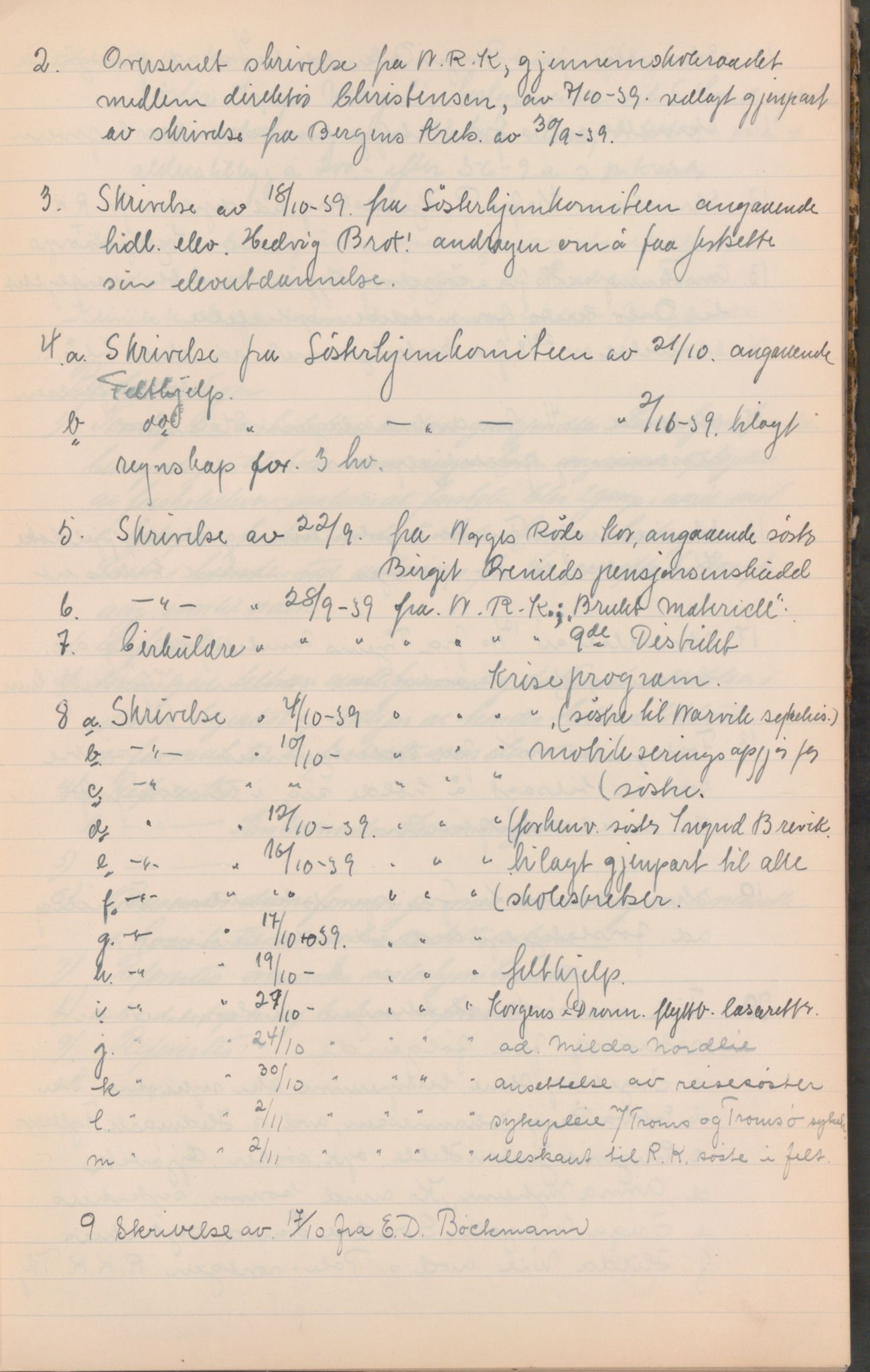 Trondheim Røde Kors, TRKO/PA-1204/A/Aa/L0002: Møtebok, 1929-1942, p. 181