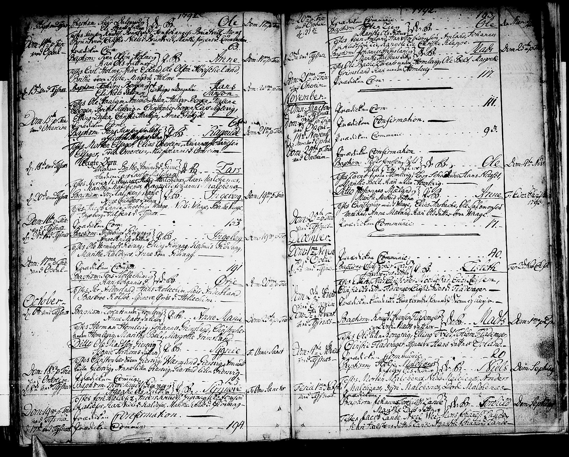 Tysnes sokneprestembete, AV/SAB-A-78601/H/Haa: Parish register (official) no. A 5, 1762-1793, p. 119