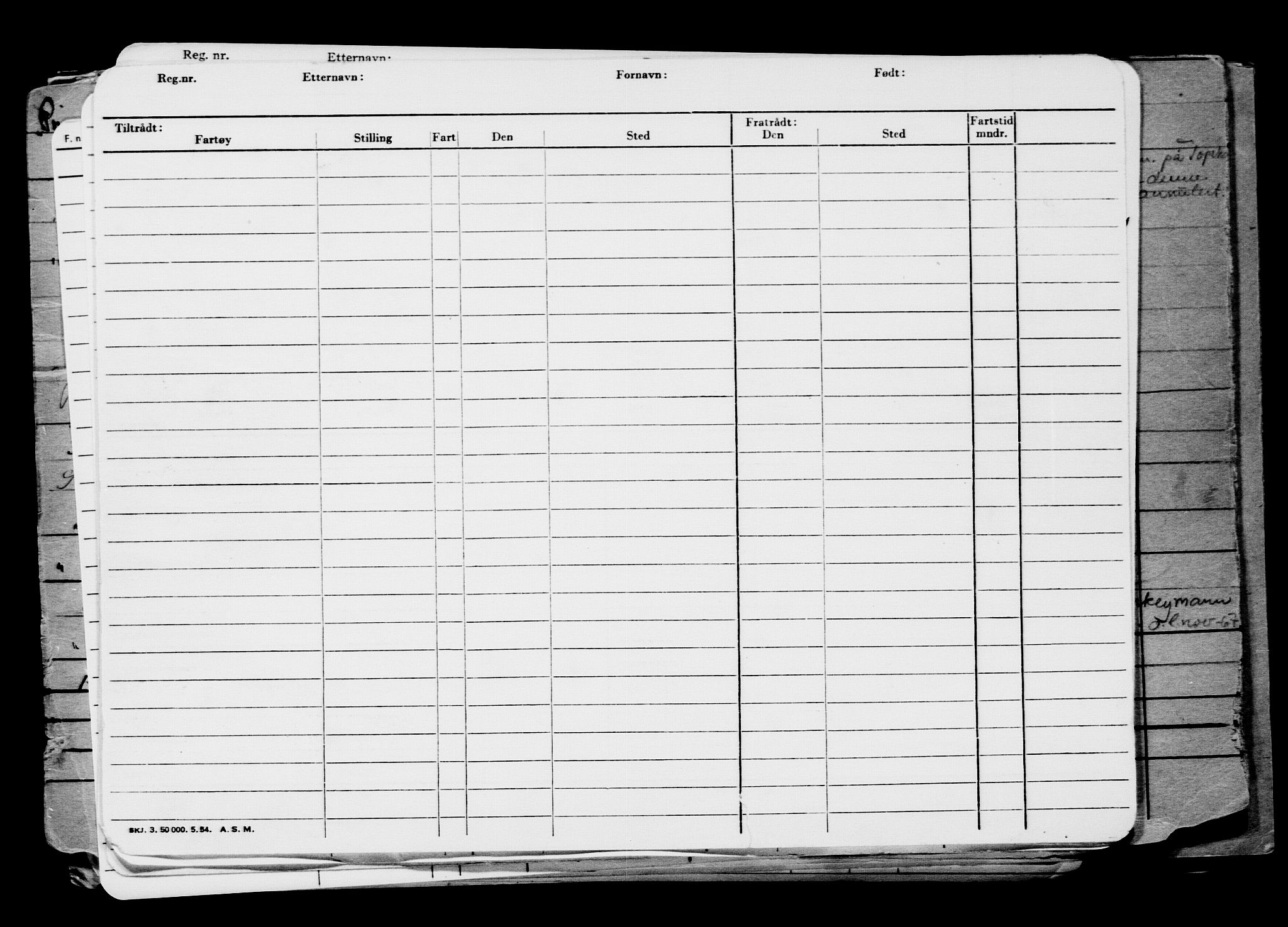 Direktoratet for sjømenn, AV/RA-S-3545/G/Gb/L0166: Hovedkort, 1919, p. 4