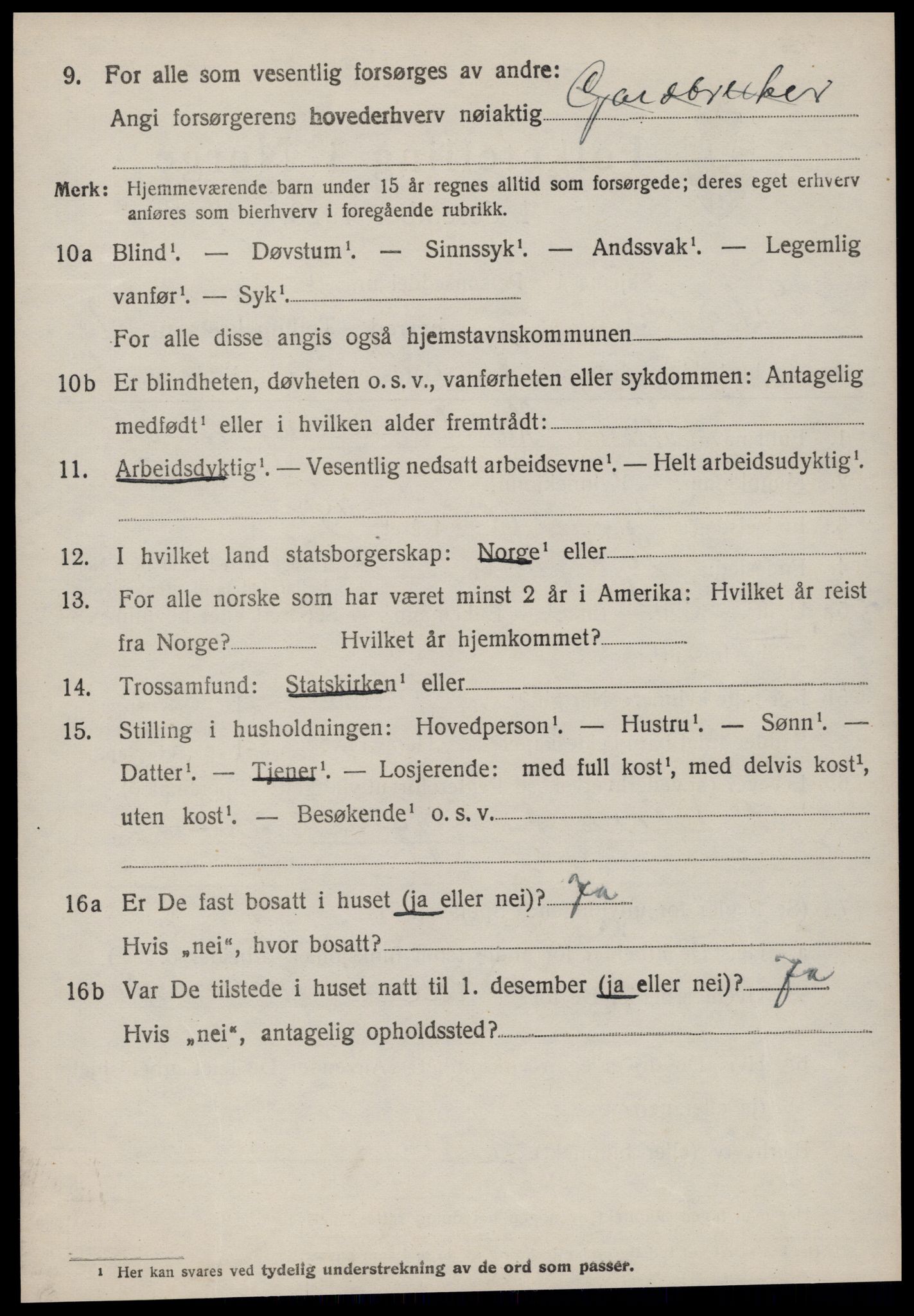 SAT, 1920 census for Sykkylven, 1920, p. 4754
