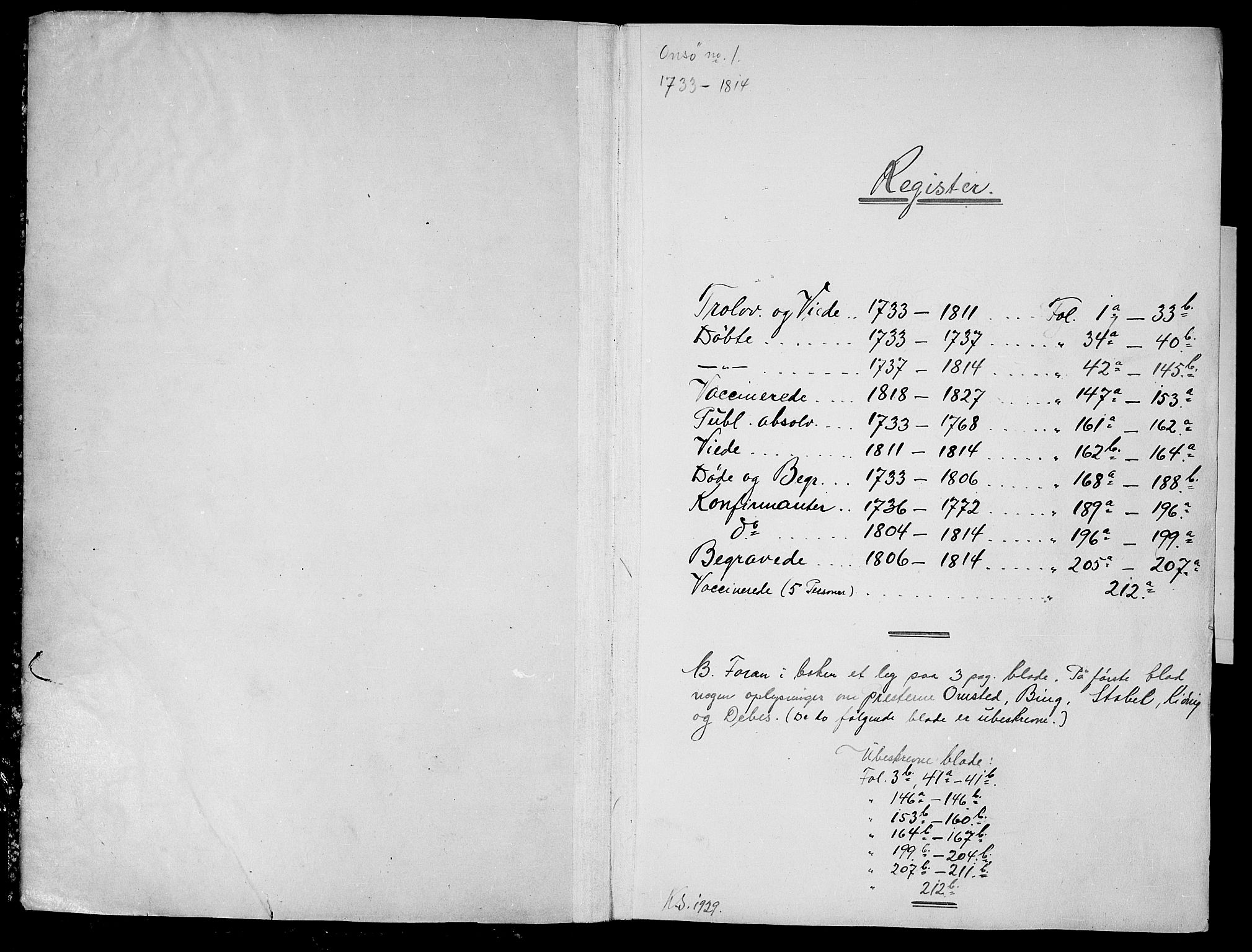 Onsøy prestekontor Kirkebøker, SAO/A-10914/F/Fa/L0001: Parish register (official) no. I 1, 1733-1814