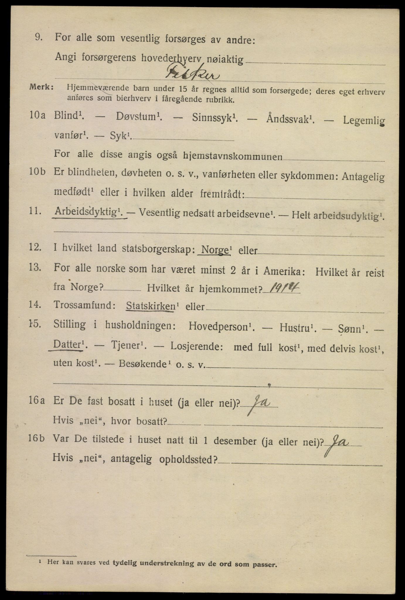 SAKO, 1920 census for Åsgårdstrand, 1920, p. 1226