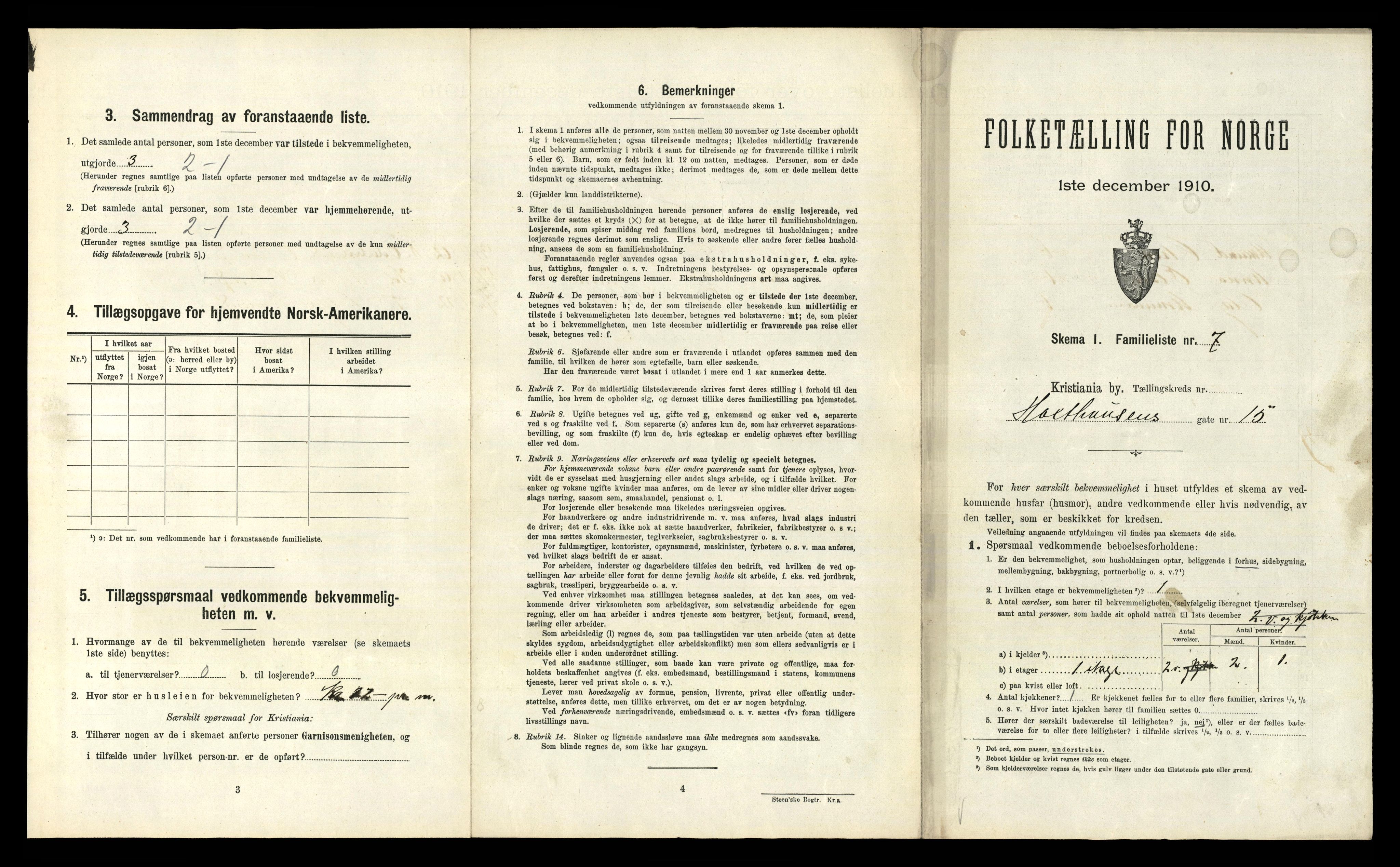 RA, 1910 census for Kristiania, 1910, p. 35561