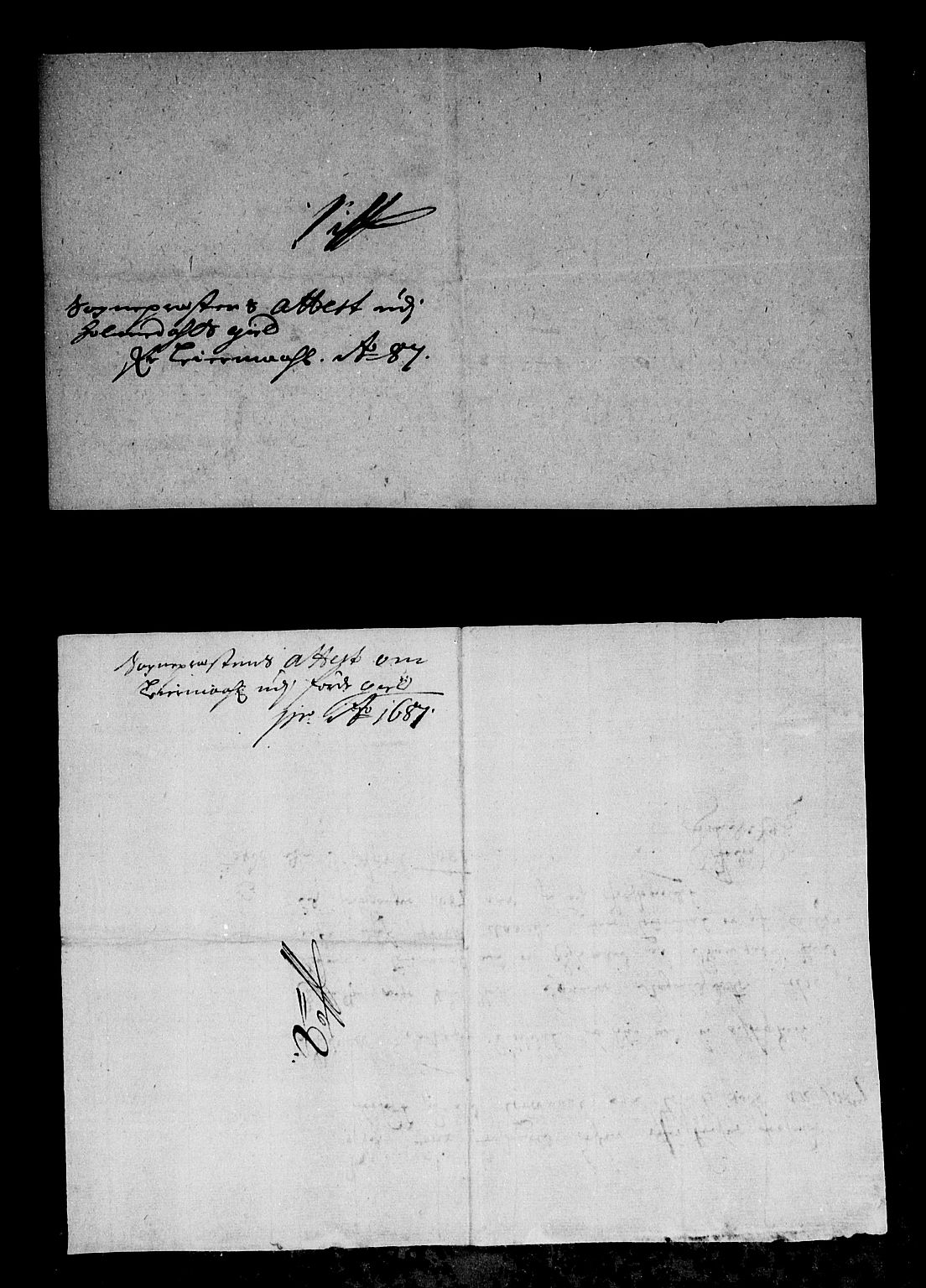 Rentekammeret inntil 1814, Reviderte regnskaper, Stiftamtstueregnskaper, Bergen stiftamt, AV/RA-EA-6043/R/Rc/L0084: Bergen stiftamt, 1687