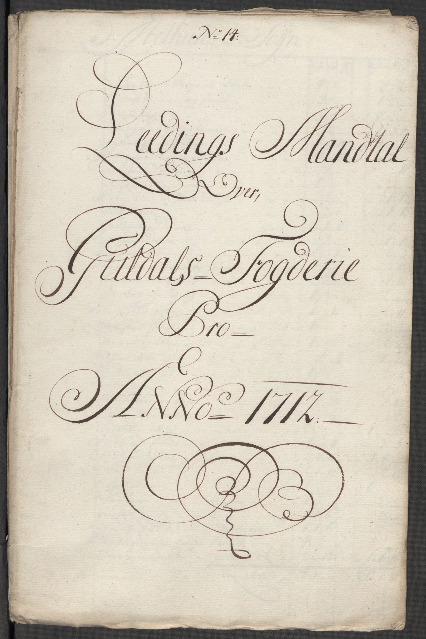 Rentekammeret inntil 1814, Reviderte regnskaper, Fogderegnskap, AV/RA-EA-4092/R60/L3963: Fogderegnskap Orkdal og Gauldal, 1712, p. 338