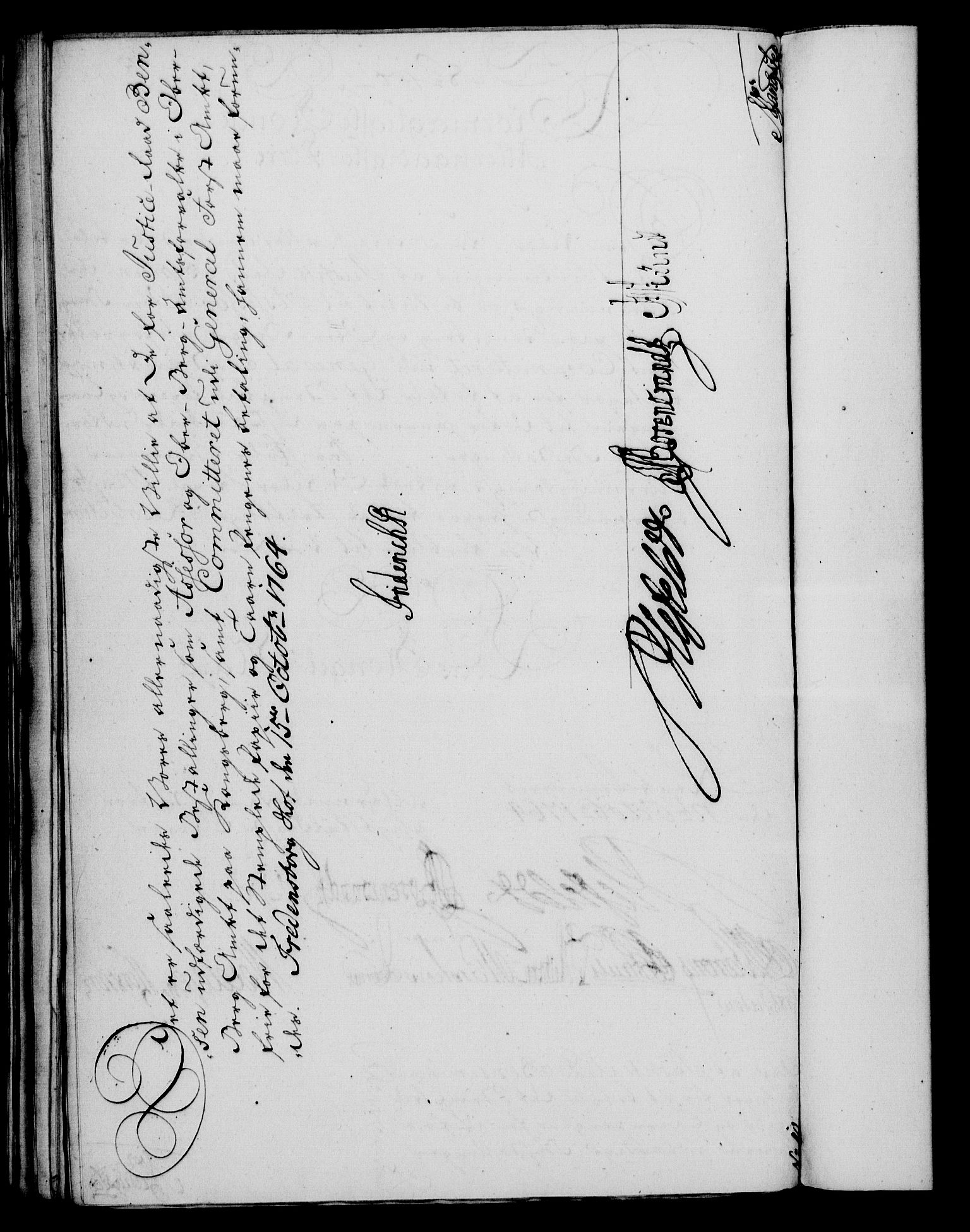 Rentekammeret, Kammerkanselliet, RA/EA-3111/G/Gf/Gfa/L0046: Norsk relasjons- og resolusjonsprotokoll (merket RK 52.46), 1764, p. 403