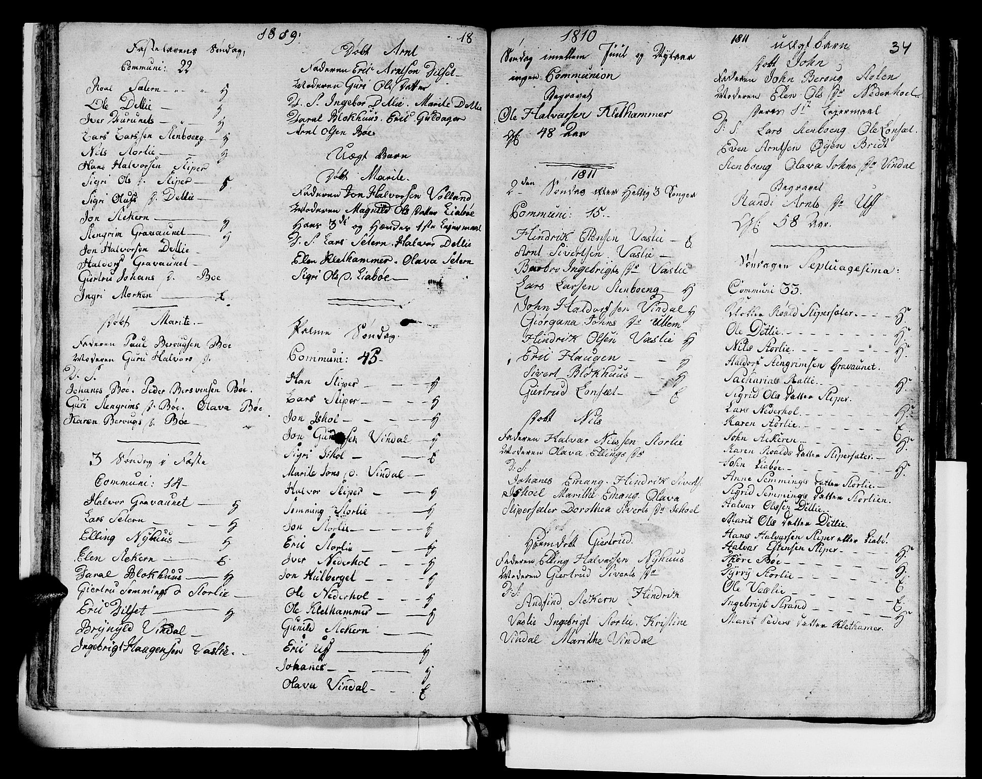 Ministerialprotokoller, klokkerbøker og fødselsregistre - Sør-Trøndelag, SAT/A-1456/679/L0921: Parish register (copy) no. 679C01, 1792-1840, p. 34