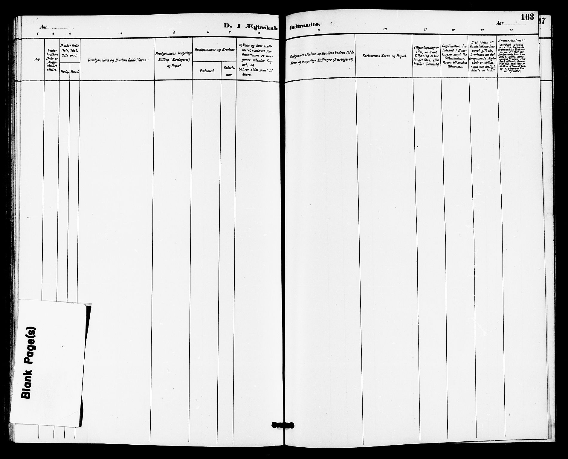 Gransherad kirkebøker, SAKO/A-267/G/Ga/L0003: Parish register (copy) no. I 3, 1887-1915, p. 163