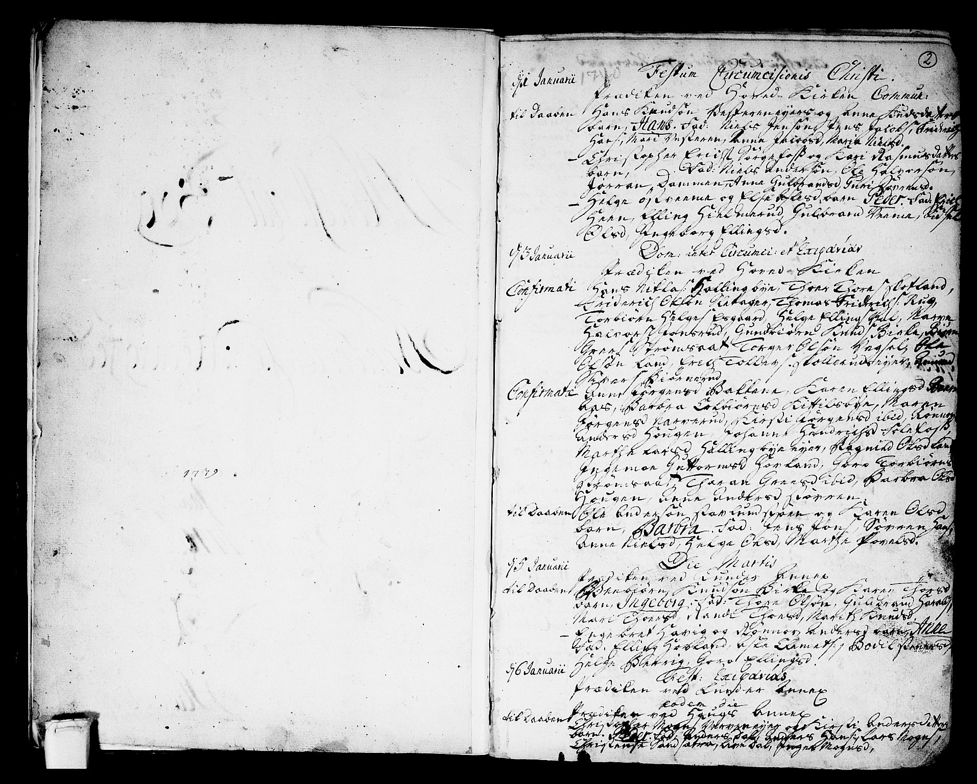 Norderhov kirkebøker, AV/SAKO-A-237/F/Fa/L0003a: Parish register (official) no. 3, 1740-1757, p. 2