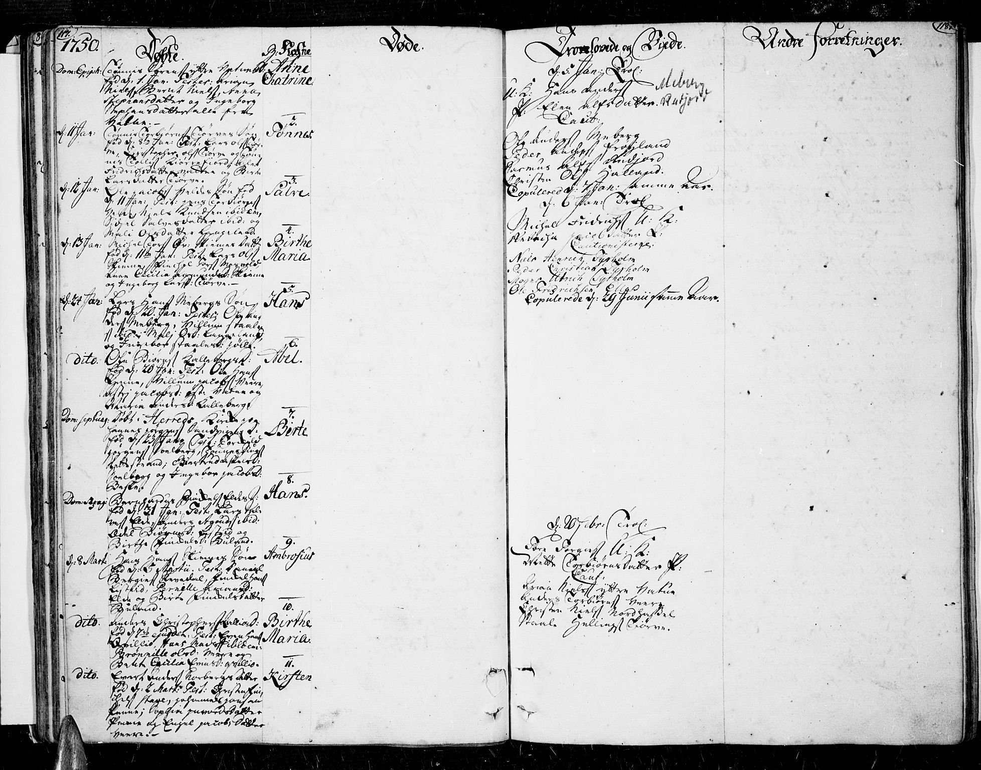 Lista sokneprestkontor, AV/SAK-1111-0027/F/Fa/L0003: Parish register (official) no. A 3 /1, 1743-1767, p. 117-118