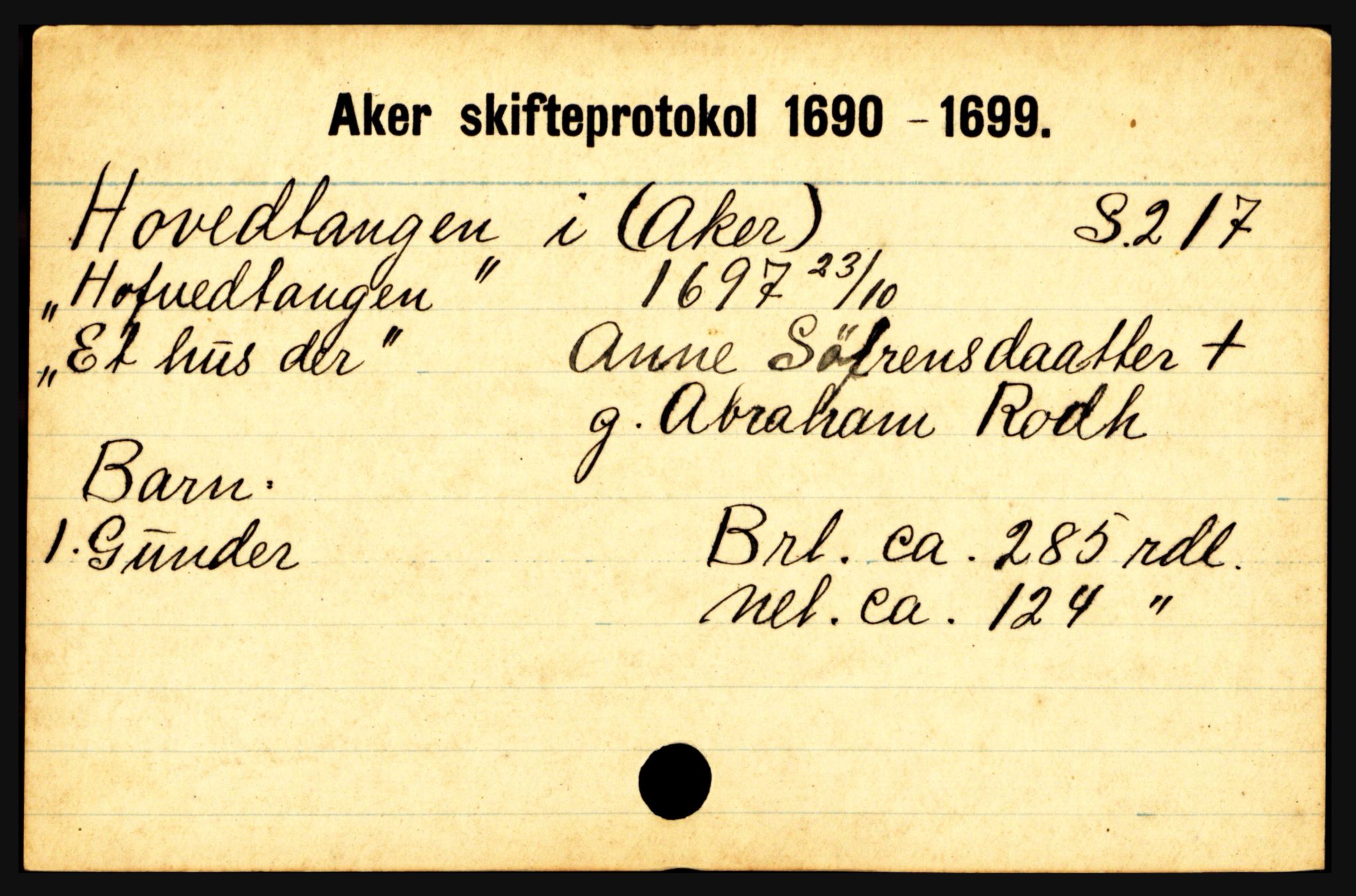 Aker sorenskriveri, AV/SAO-A-10895/H, 1656-1820, p. 2673