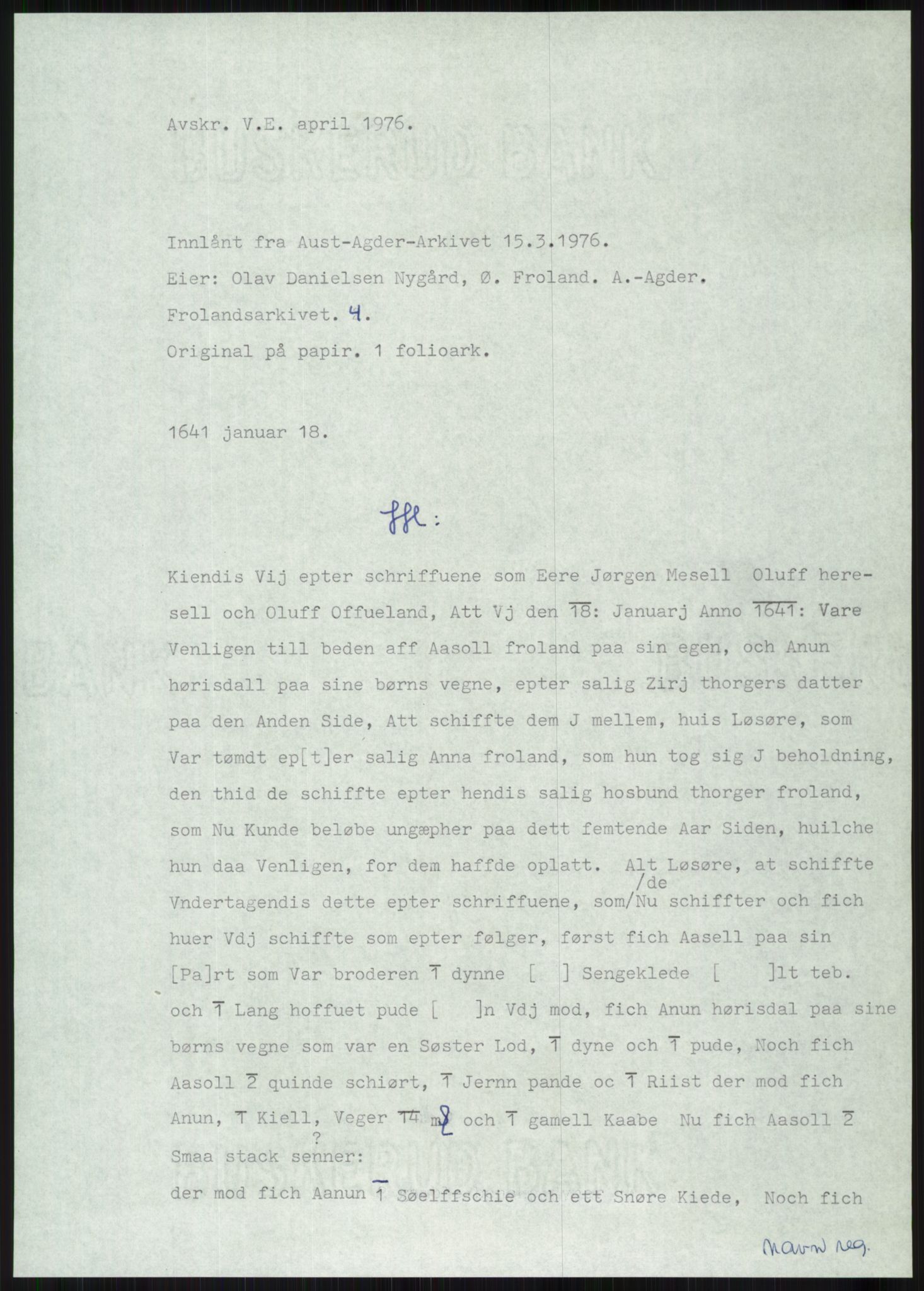 Samlinger til kildeutgivelse, Diplomavskriftsamlingen, AV/RA-EA-4053/H/Ha, p. 2153