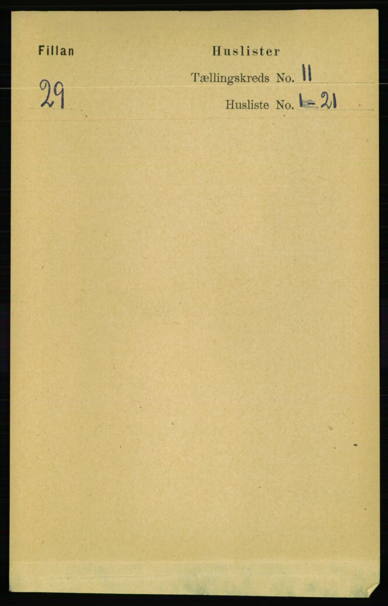 RA, 1891 census for 1616 Fillan, 1891, p. 2955