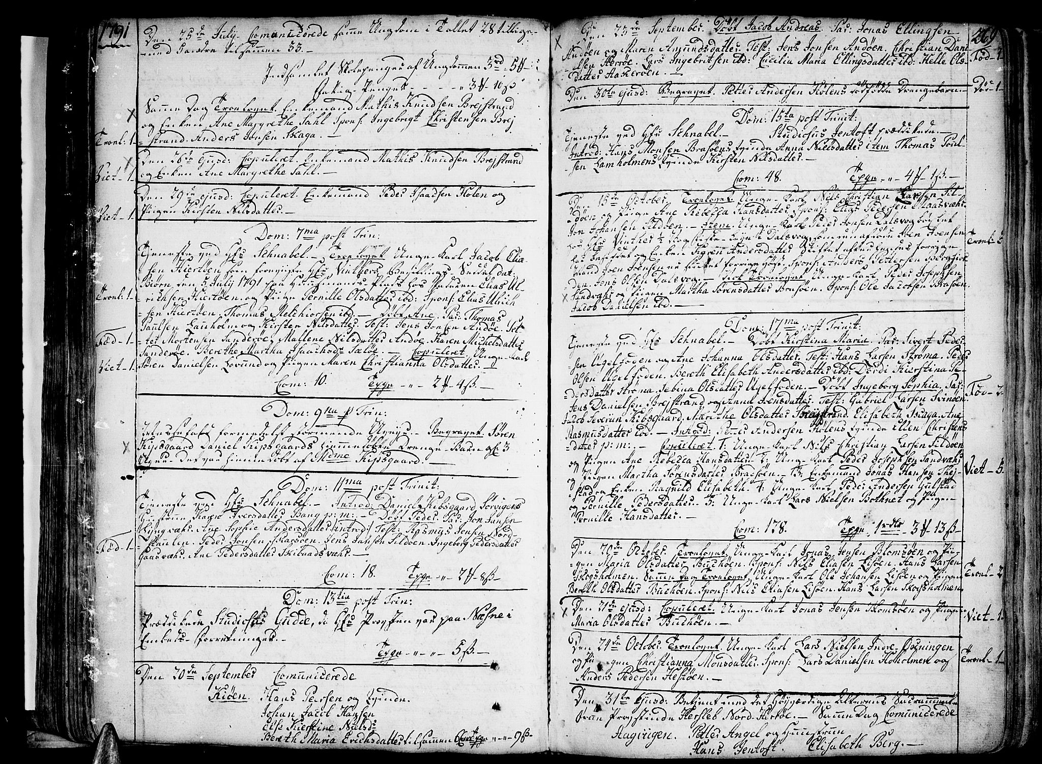 Ministerialprotokoller, klokkerbøker og fødselsregistre - Nordland, AV/SAT-A-1459/830/L0441: Parish register (official) no. 830A07 /3, 1776-1800, p. 269