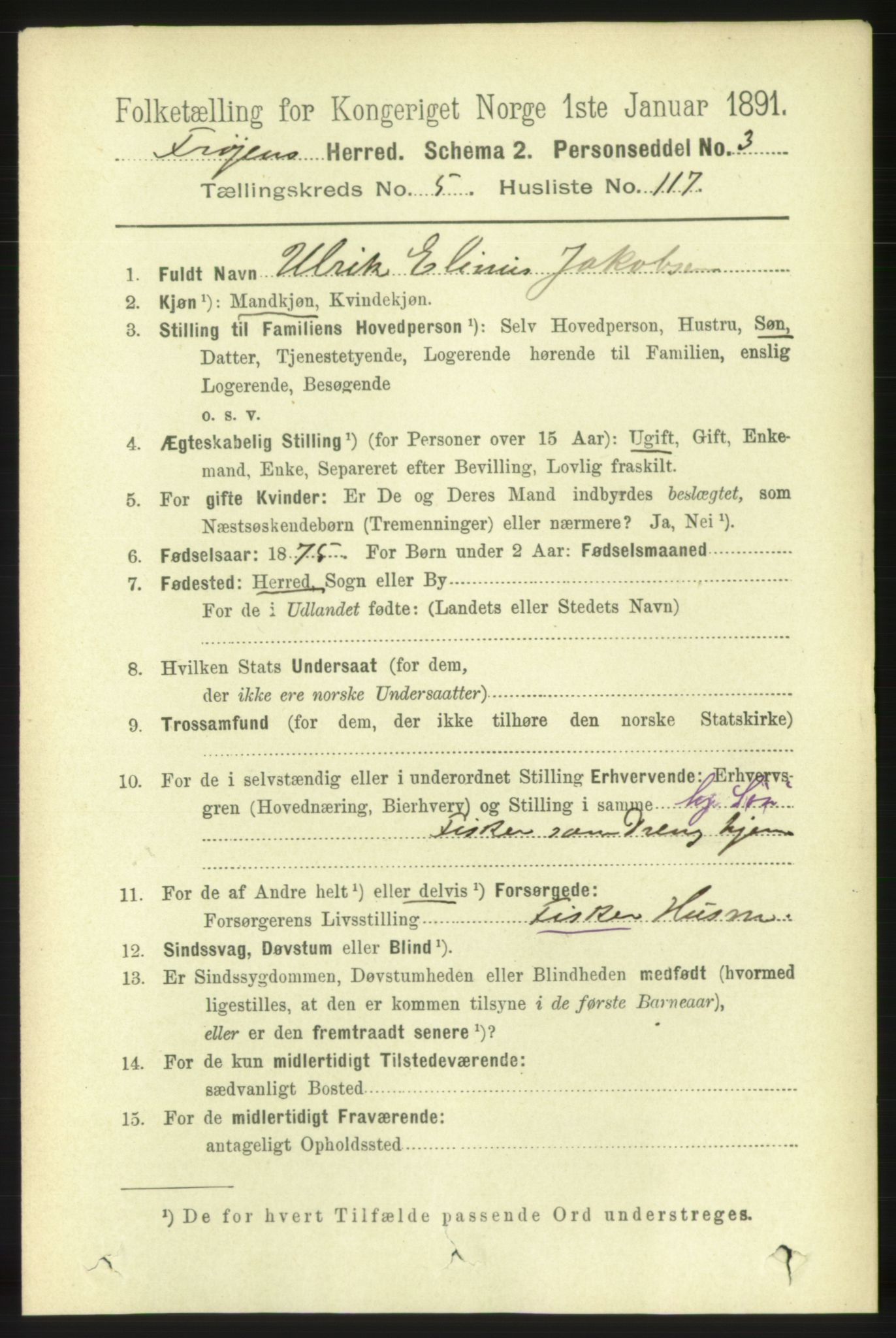 RA, 1891 census for 1619 Frøya, 1891, p. 4059