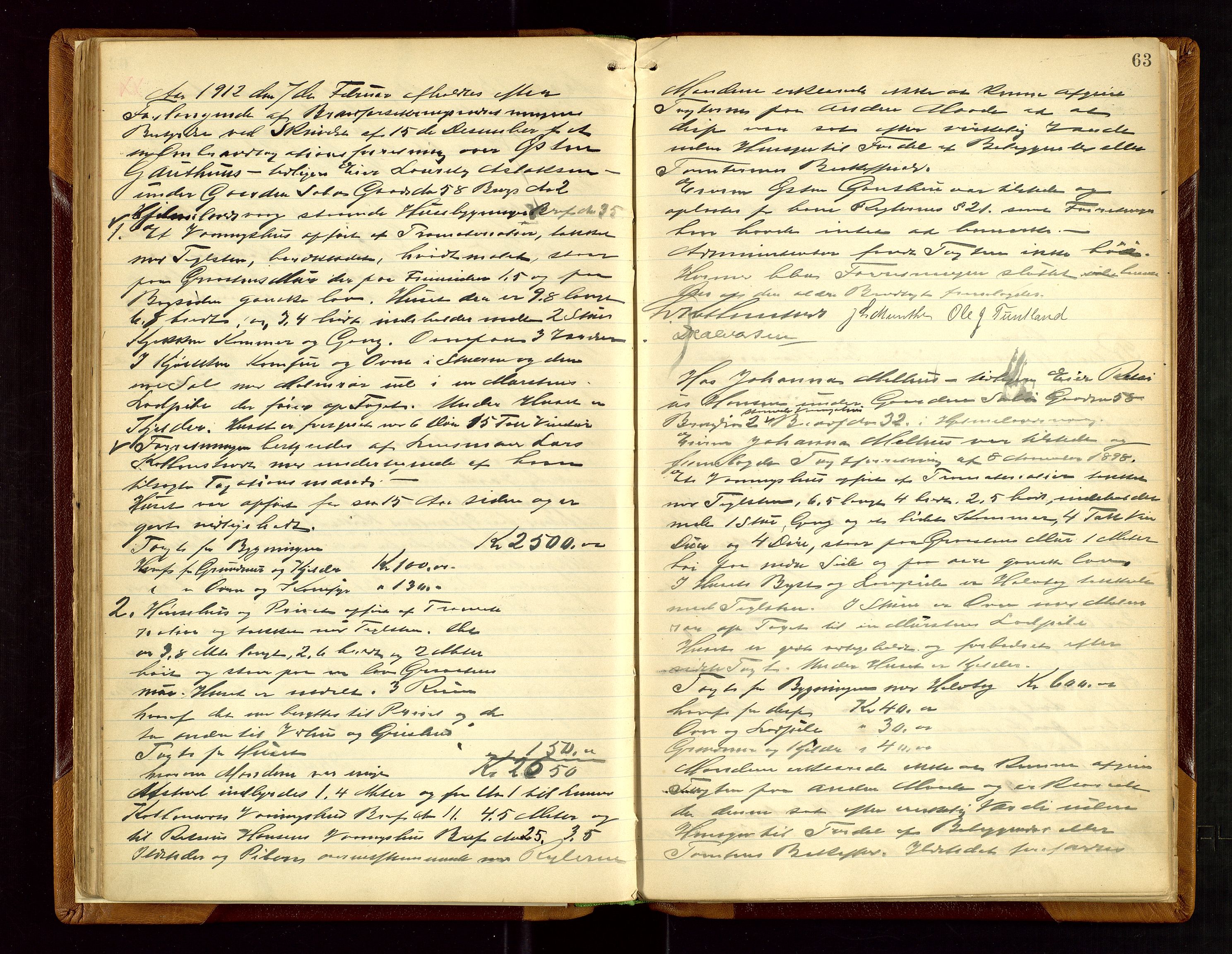 Hjelmeland lensmannskontor, AV/SAST-A-100439/Goa/L0002: Branntakstprotokoll, 1892-1943, p. 62b-63a