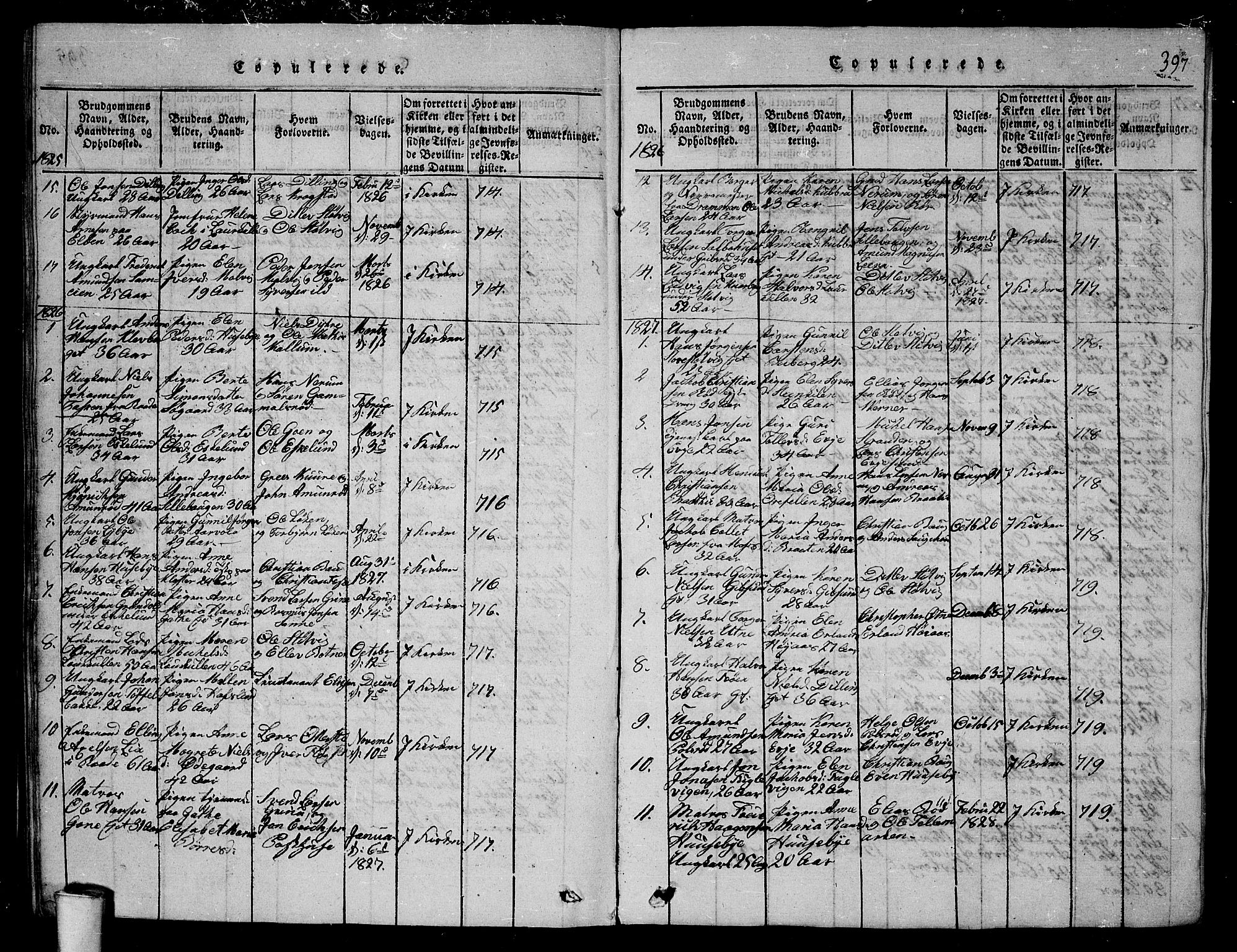 Rygge prestekontor Kirkebøker, AV/SAO-A-10084b/G/Ga/L0001: Parish register (copy) no. 1, 1814-1871, p. 396-397