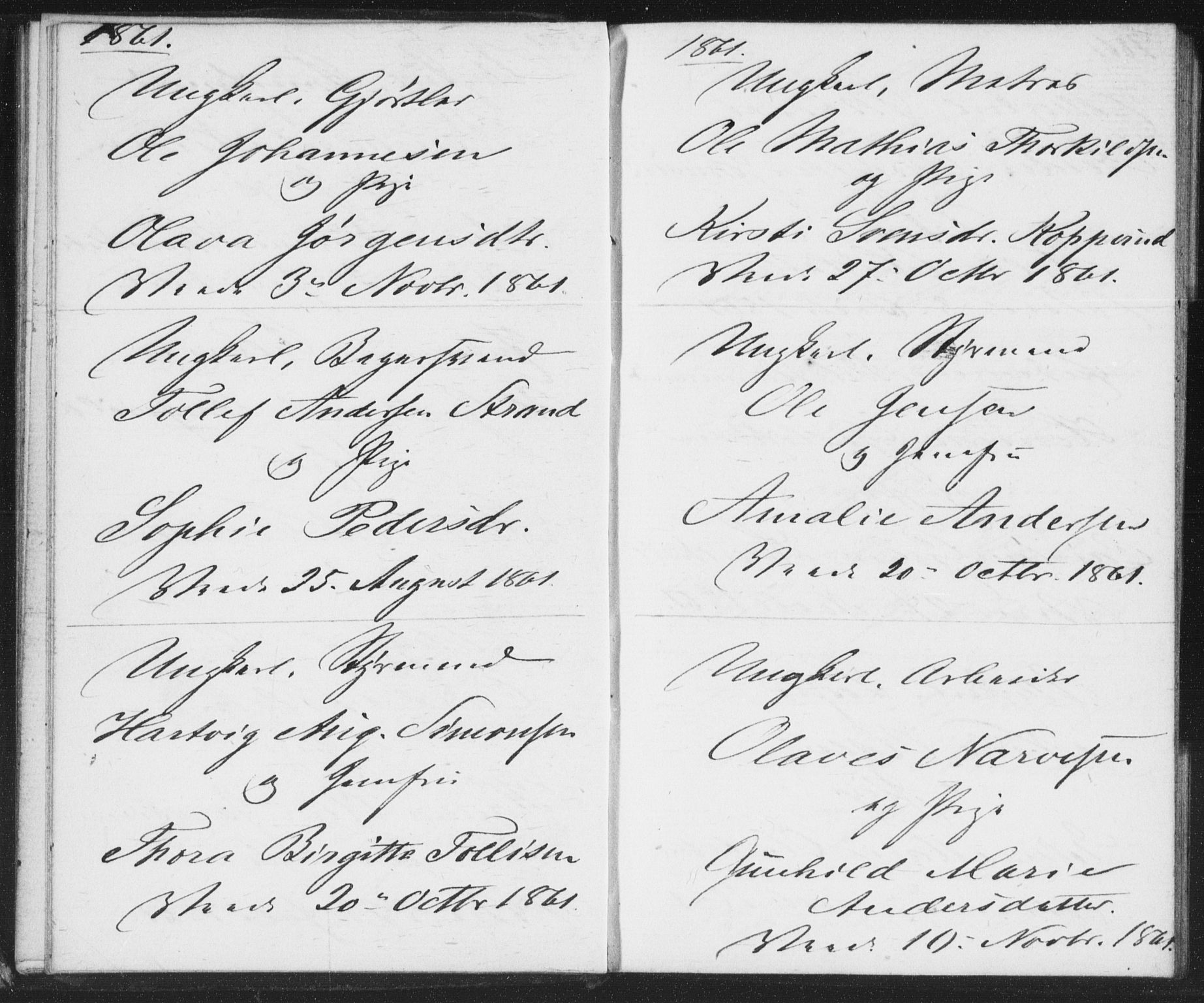 Bragernes kirkebøker, AV/SAKO-A-6/H/Ha/L0004: Banns register no. 4, 1860-1866