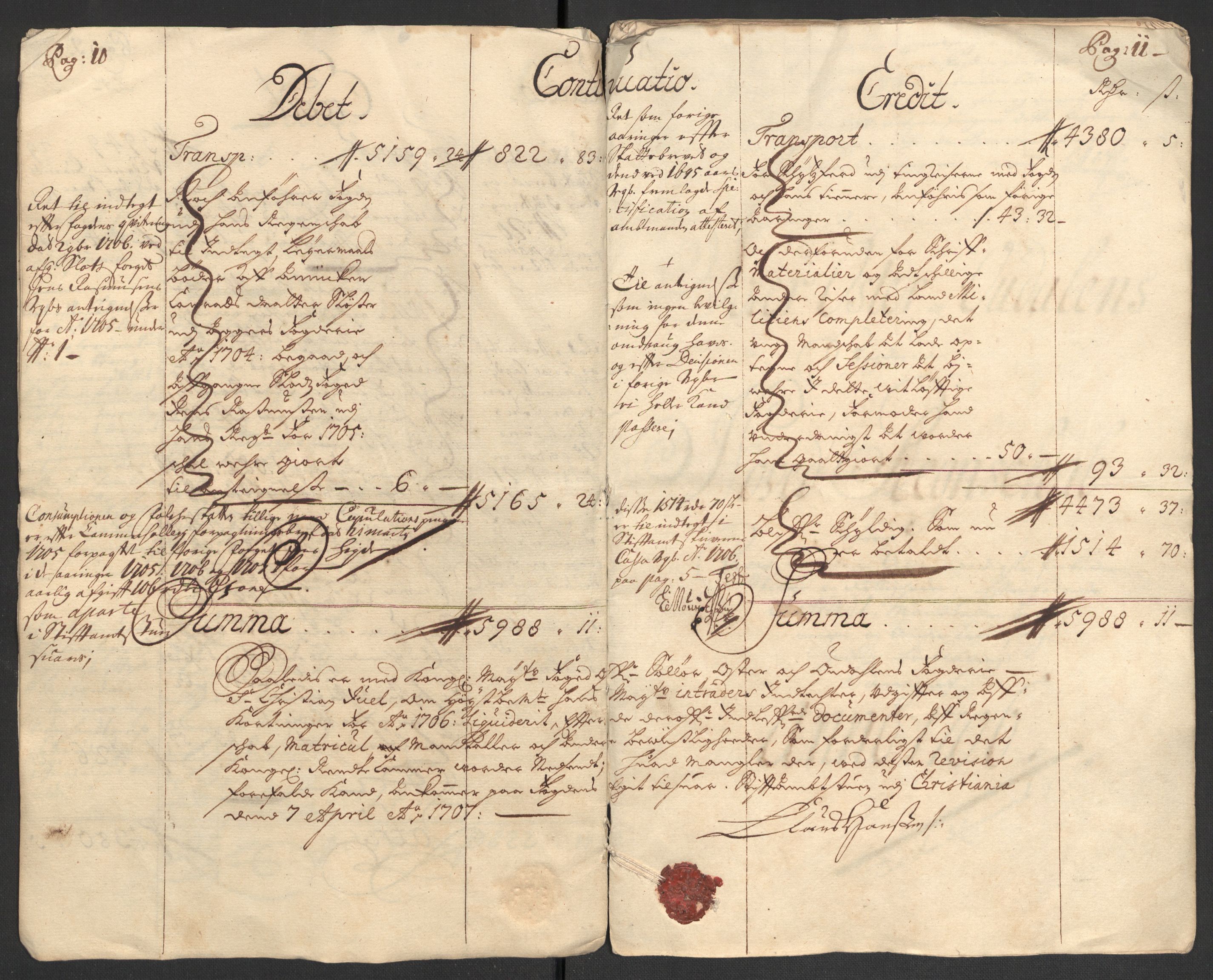 Rentekammeret inntil 1814, Reviderte regnskaper, Fogderegnskap, RA/EA-4092/R13/L0843: Fogderegnskap Solør, Odal og Østerdal, 1705-1706, p. 322