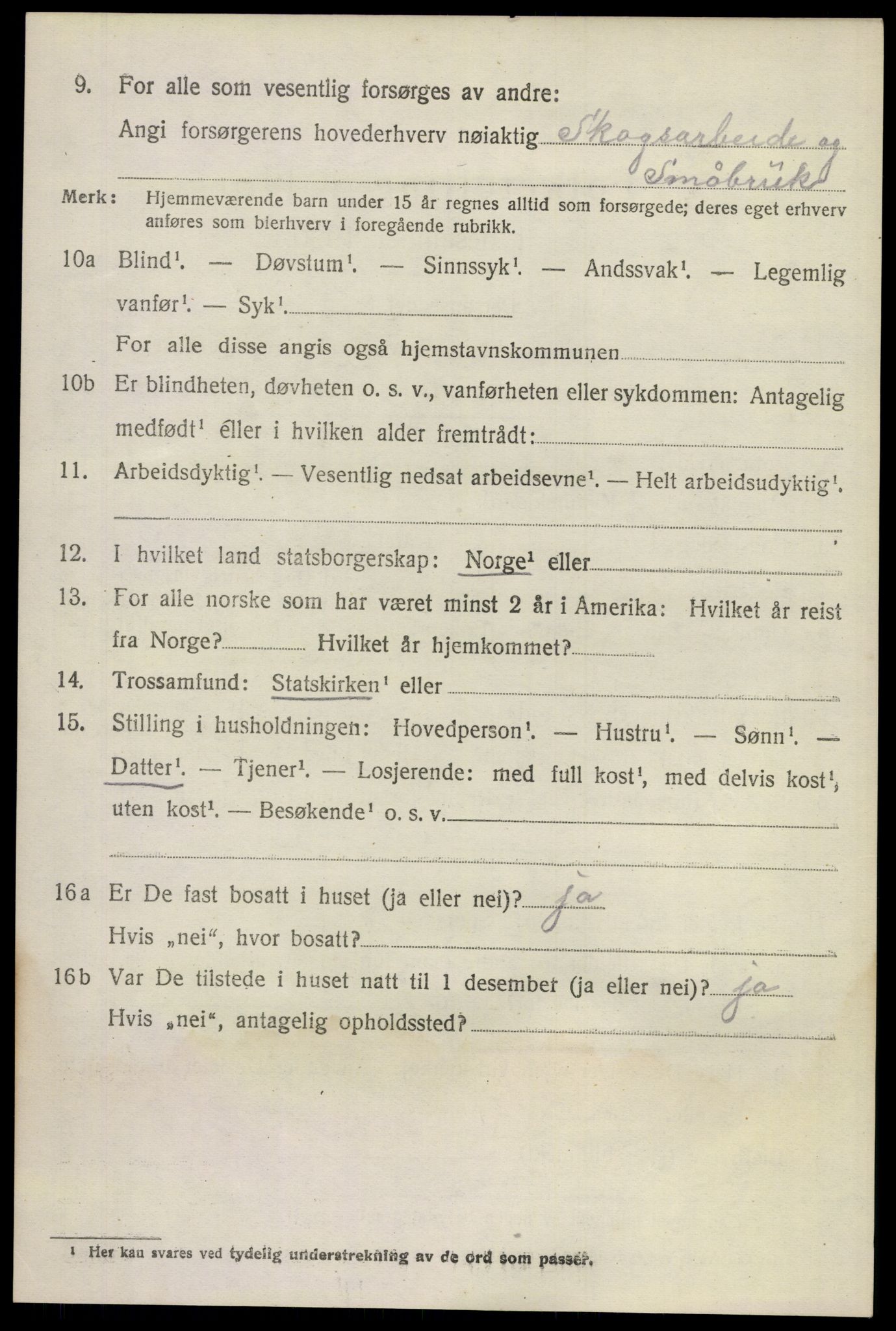 SAKO, 1920 census for Øvre Eiker, 1920, p. 22663