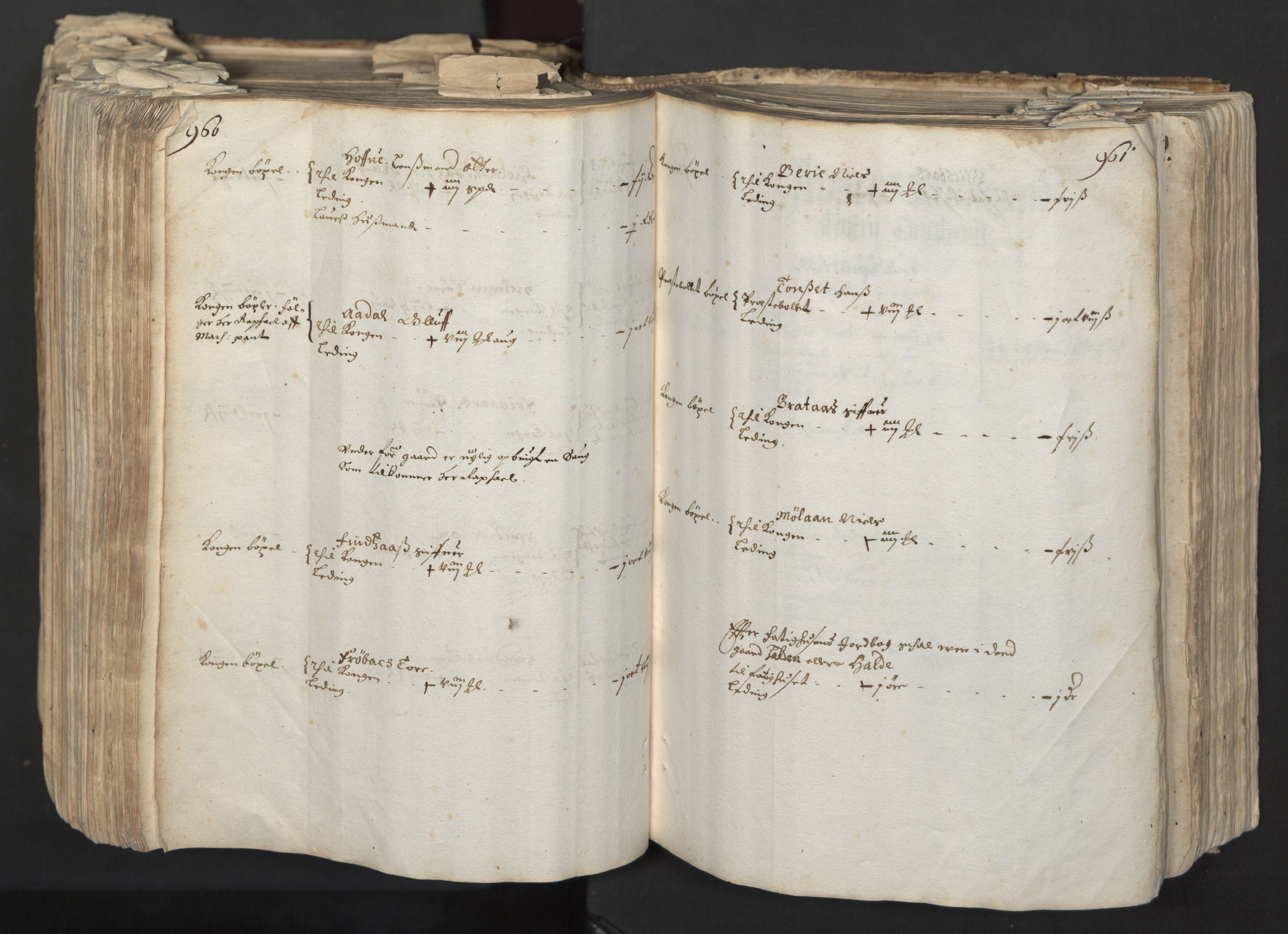 Rentekammeret inntil 1814, Realistisk ordnet avdeling, RA/EA-4070/L/L0027: Trondheim lagdømme:, 1661, p. 960-961