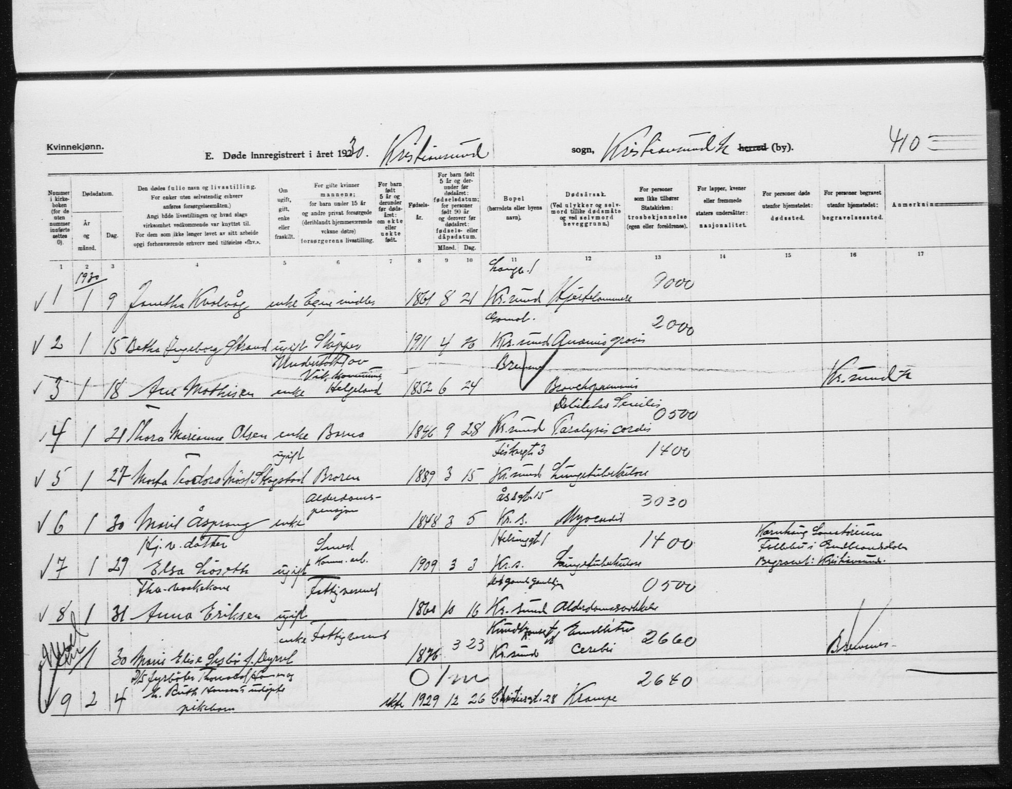 Ministerialprotokoller, klokkerbøker og fødselsregistre - Møre og Romsdal, AV/SAT-A-1454/572/L0863: Parish register (official) no. 572D07, 1917-1935